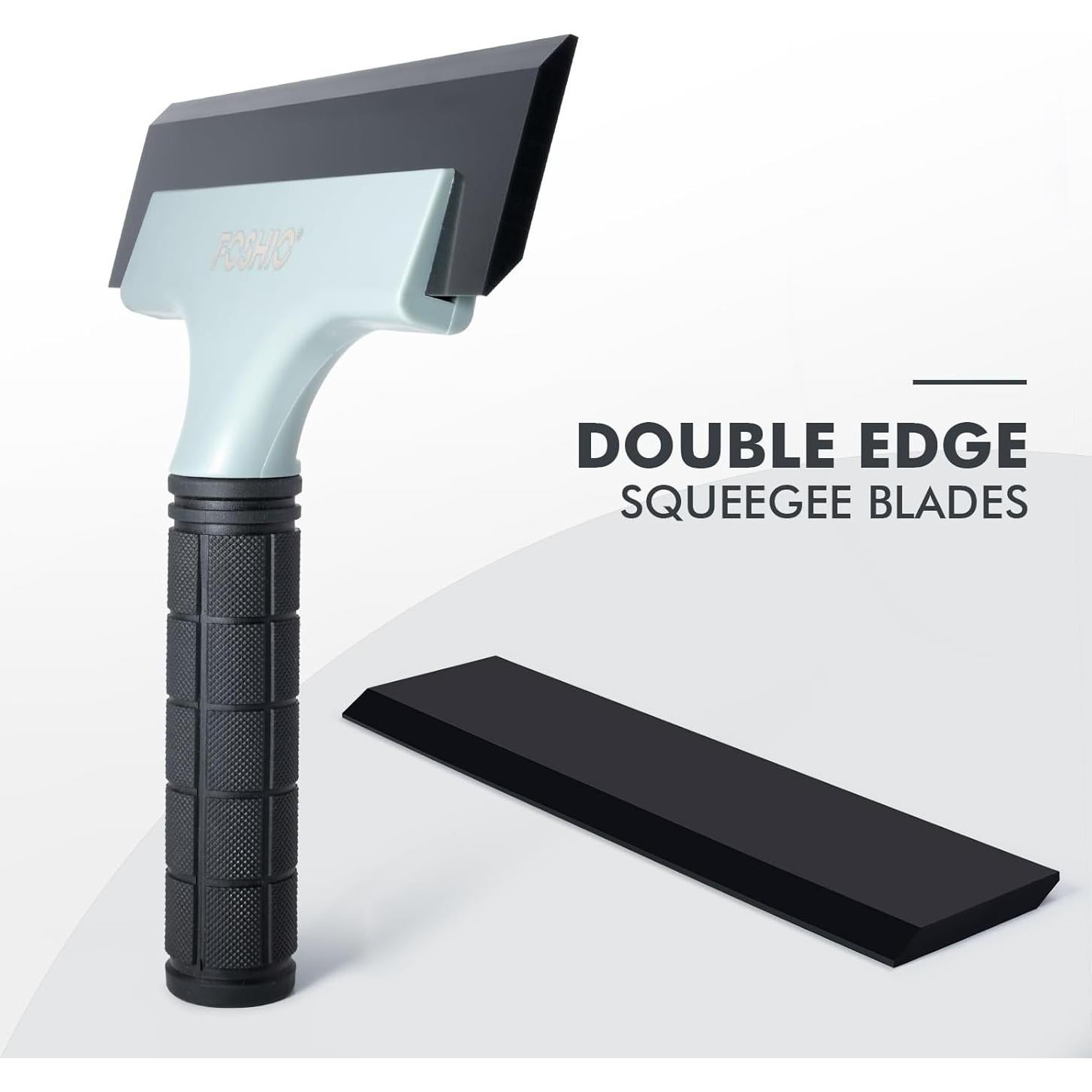 Limpiaparabrisas FOSHIO 20.32 cm Doble Cara Antideslizante - Paquete de 2