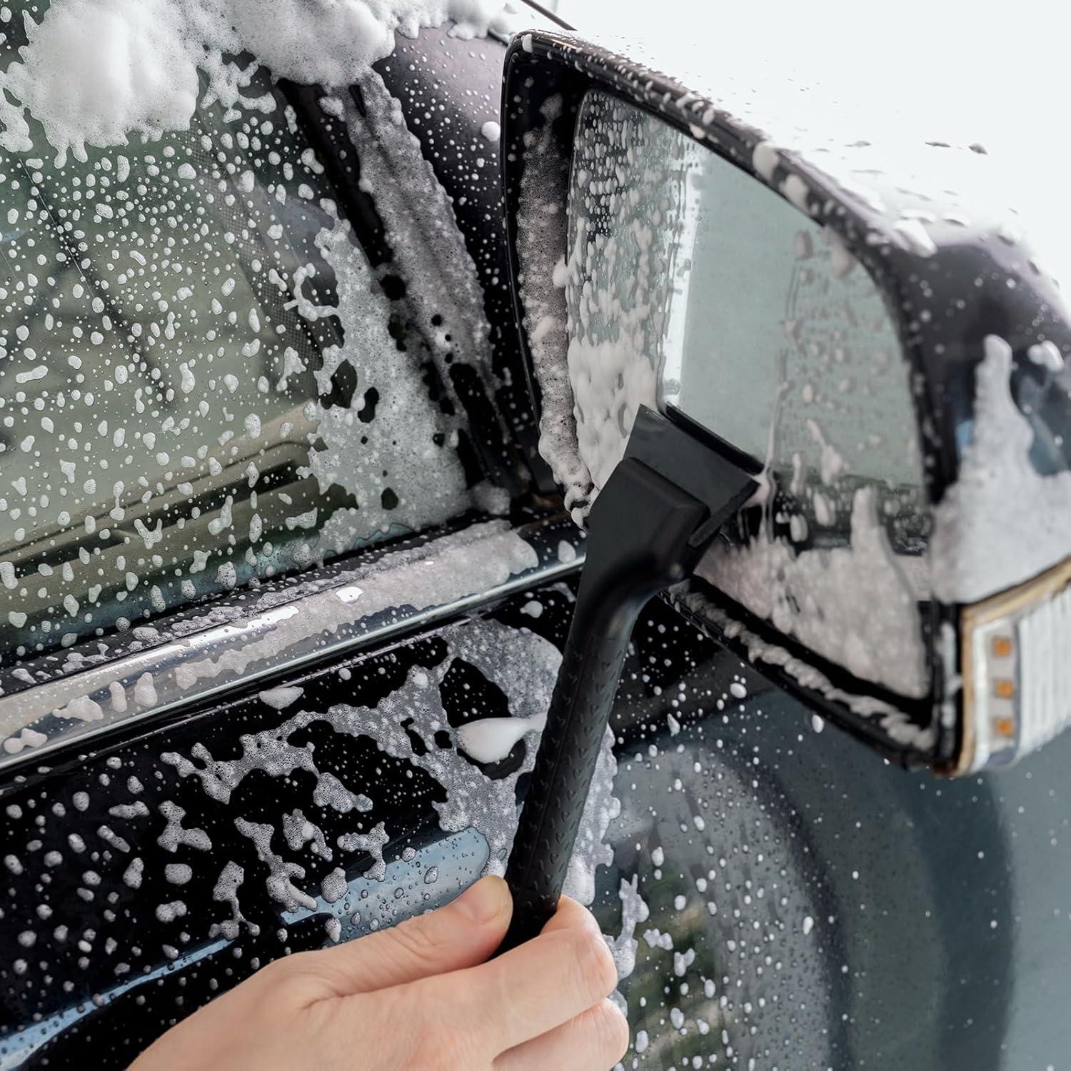 Limpiaparabrisas FOSHIO 2 Pack 5" y 2" Goma Antideslizante