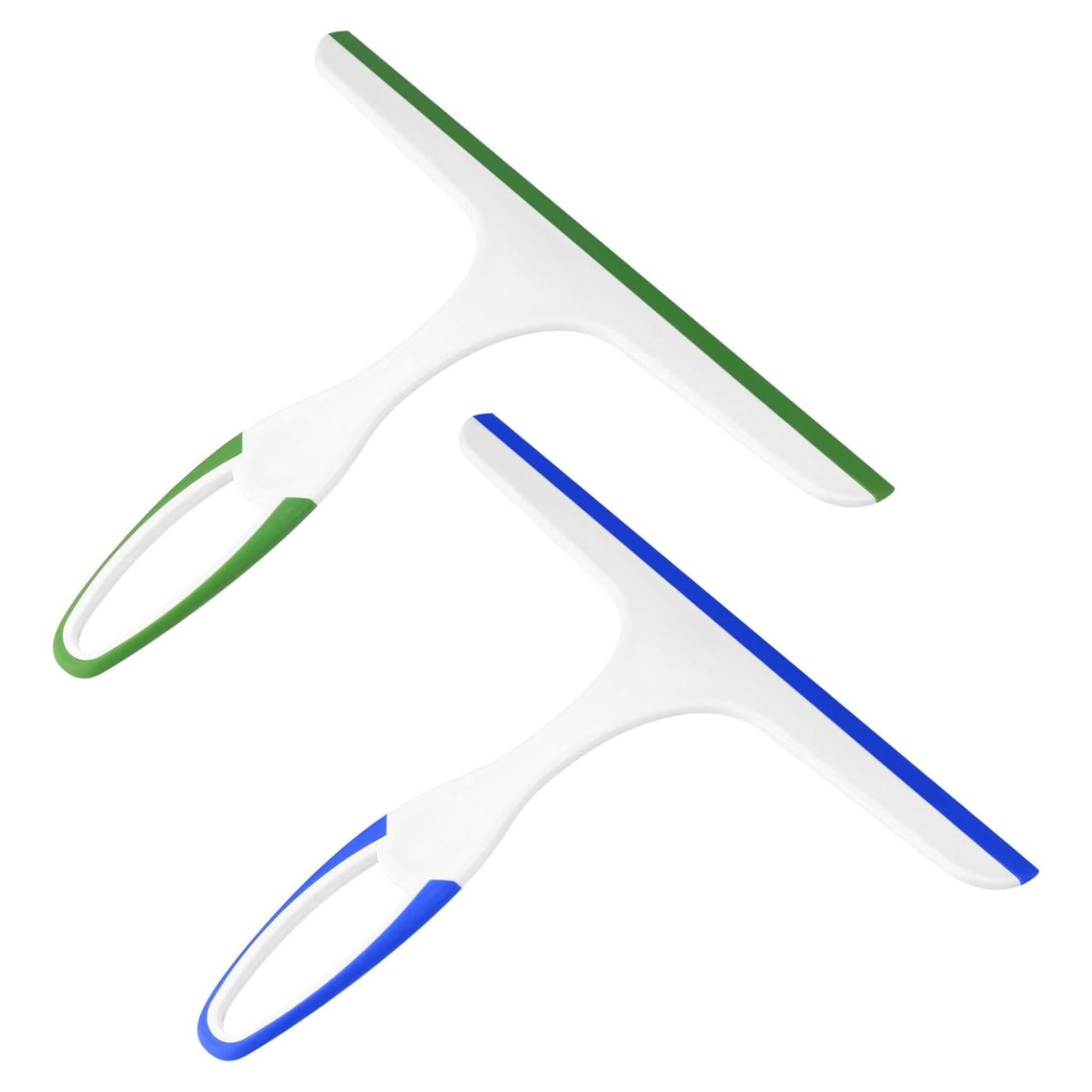 Limpiaparabrisas de Ducha HexinYigjly 2 Pcs 25 cm Azul Verde