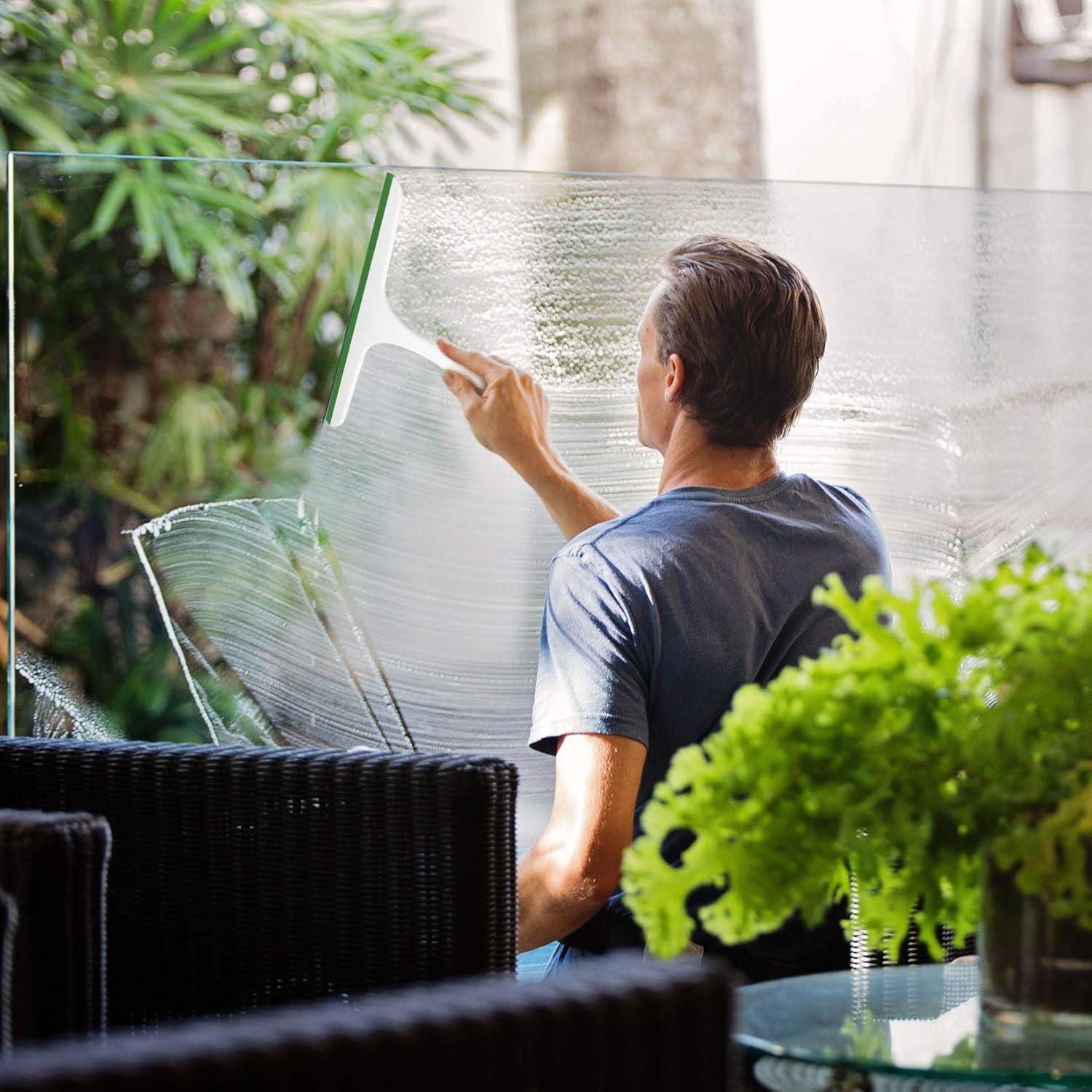 Limpiaparabrisas de Ducha HexinYigjly 2 Pcs 25 cm Azul Verde