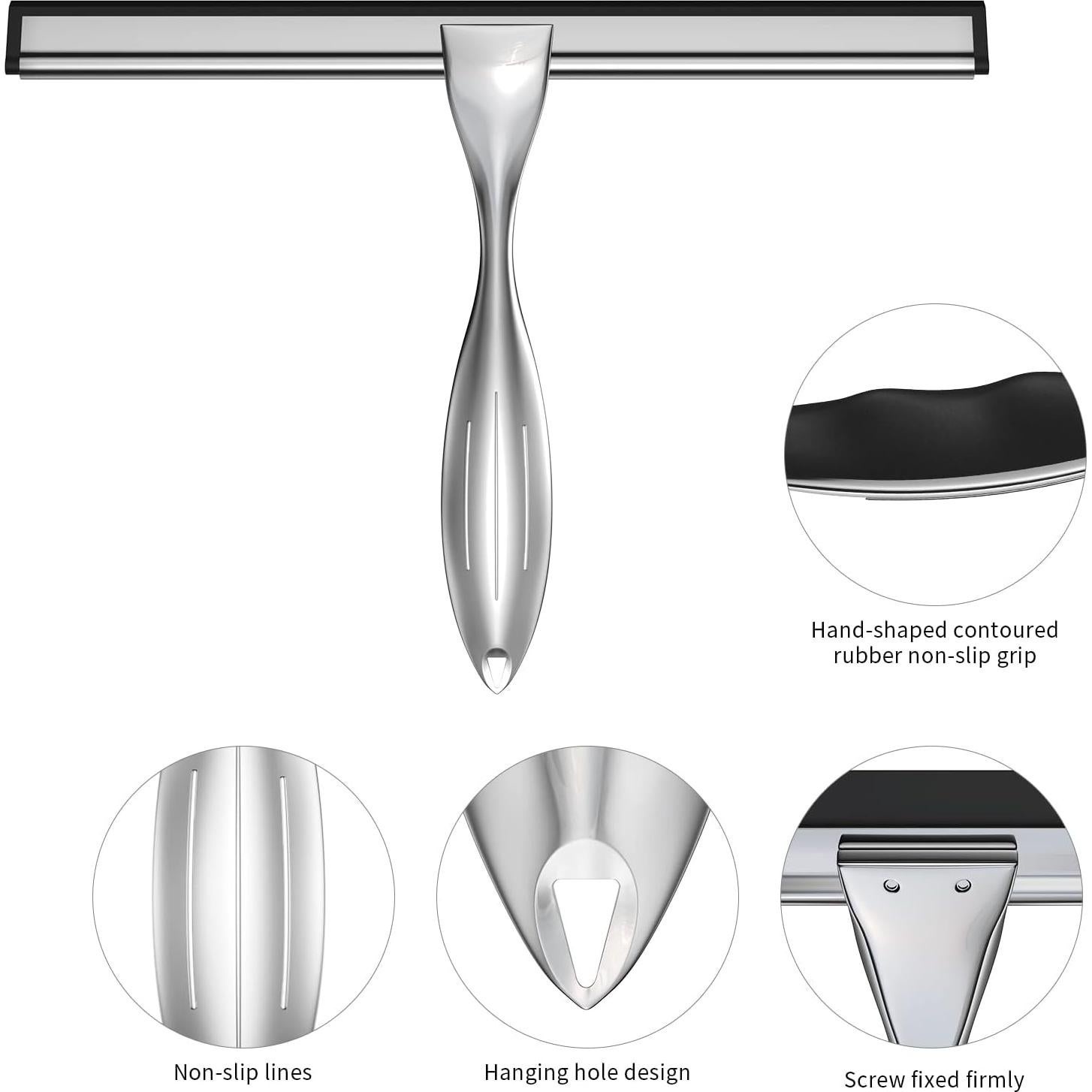 Limpiaparabrisas de Acero Inoxidable SSTOOHL 35.56 cm Multiusos