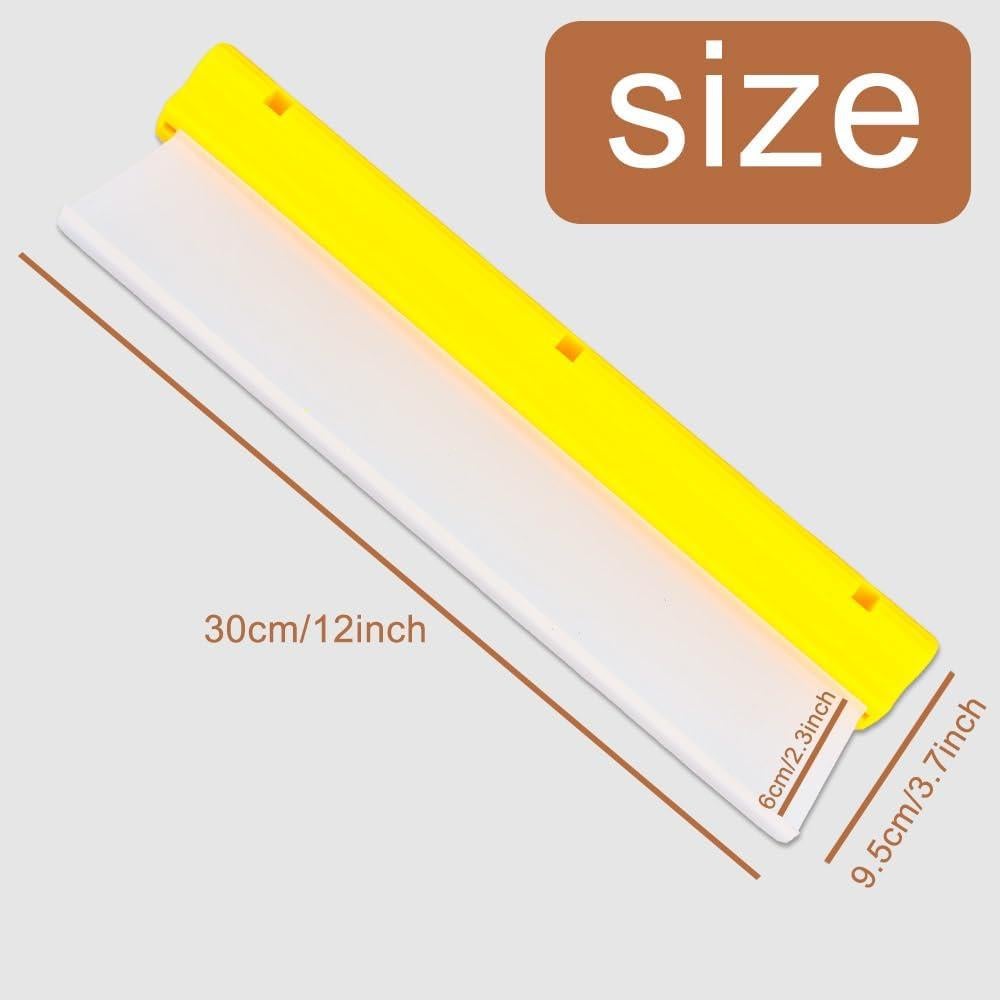 Raspador de Coche CHANHOO 30 cm Silicona Amarillo Limpiador