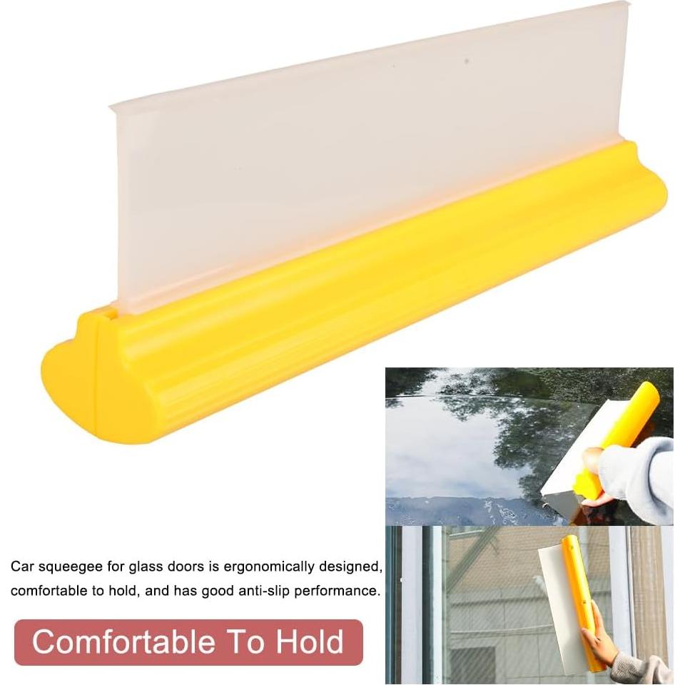 Raspador de Coche CHANHOO 30 cm Silicona Amarillo Limpiador