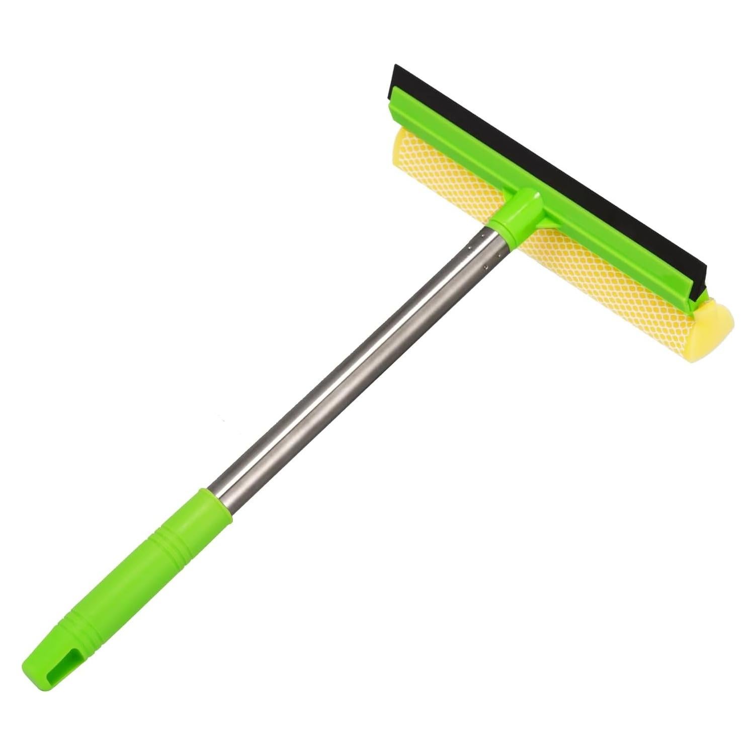 Raspador de Ventanas 2 en 1 Niccfdc con Mango Largo Verde