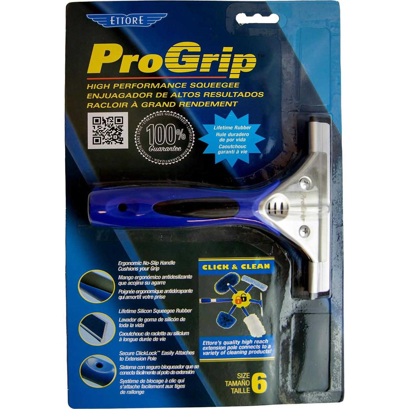 Limpiacristales Ettore ProGrip 15.24 cm Antideslizante