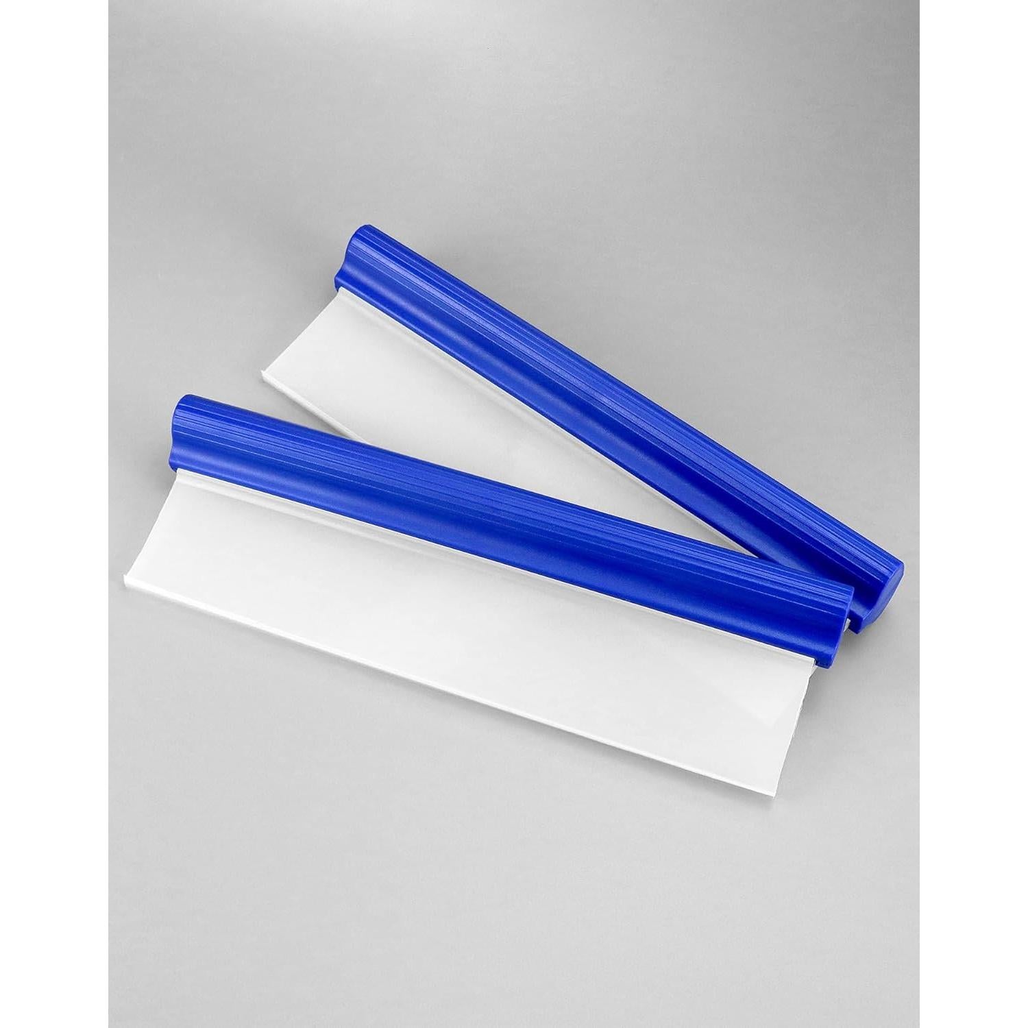Limpiaparabrisas de Silicona QWORK 30.48 cm 2 Piezas Azul