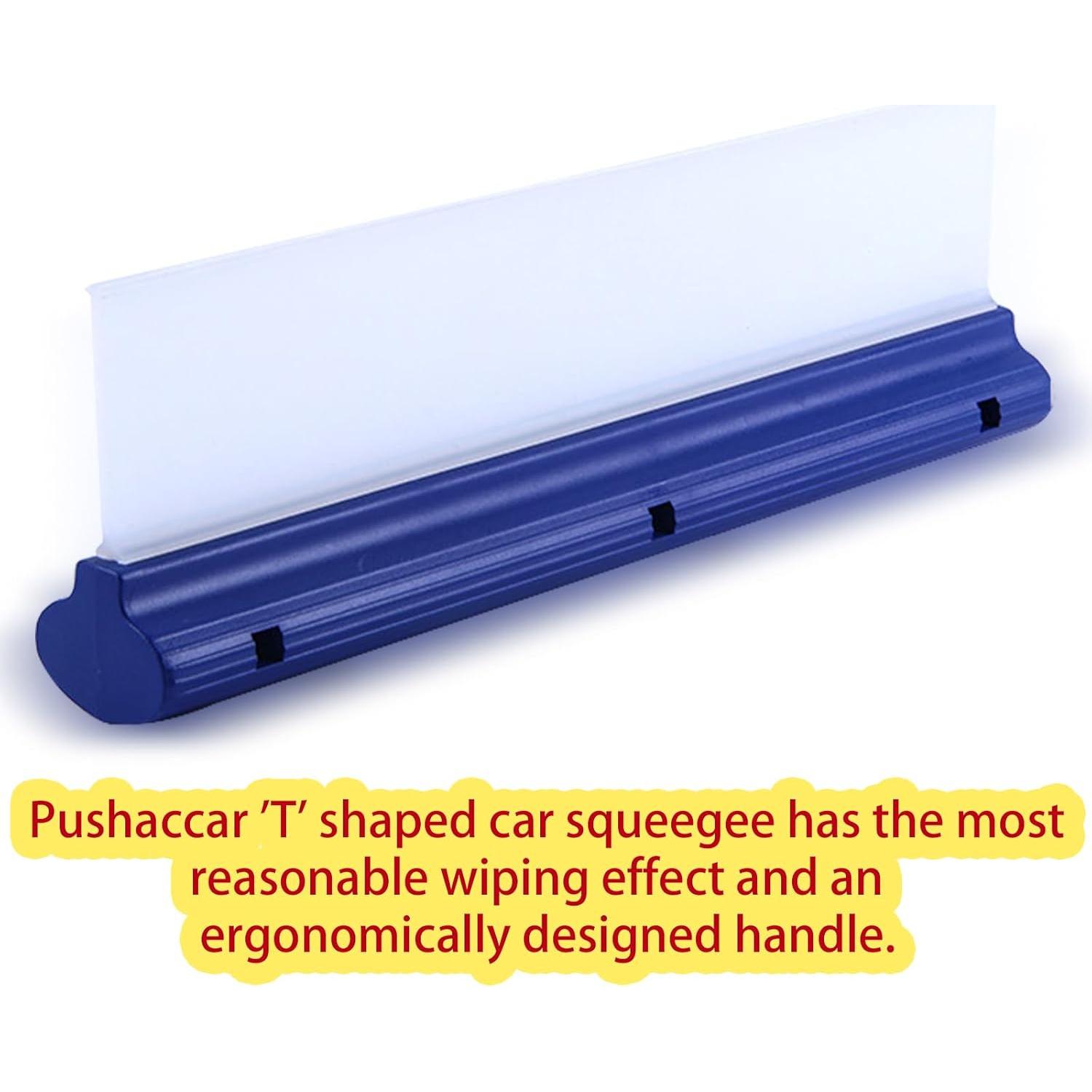 Raspador de Ventanas Pushaccas 30.99 cm Silicona Azul