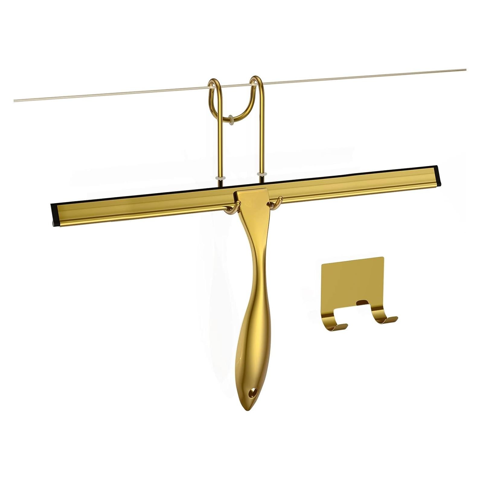 Limpiaparabrisas de Ducha SSTOOHL 35.5cm Acero Inoxidable Dorado