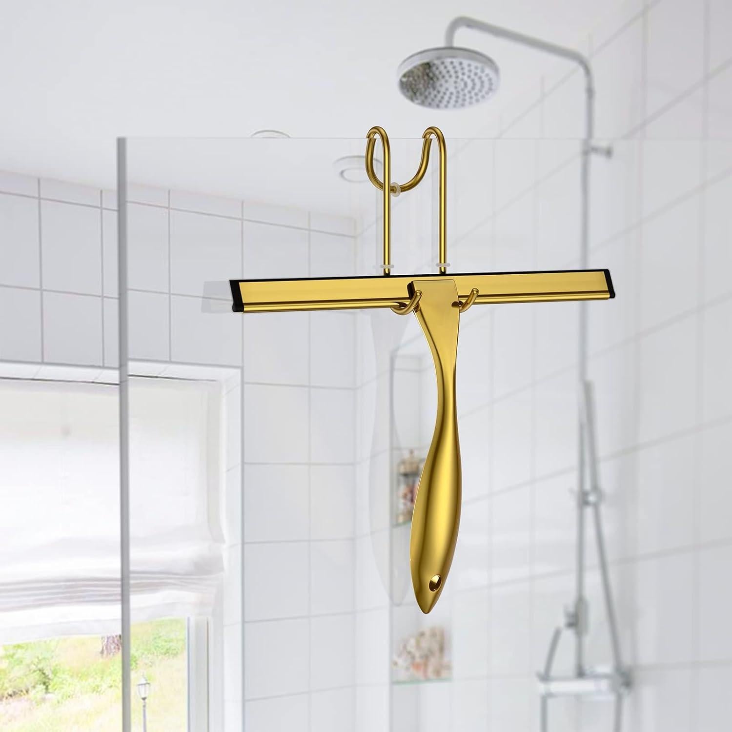 Limpiaparabrisas de Ducha SSTOOHL 35.5cm Acero Inoxidable Dorado
