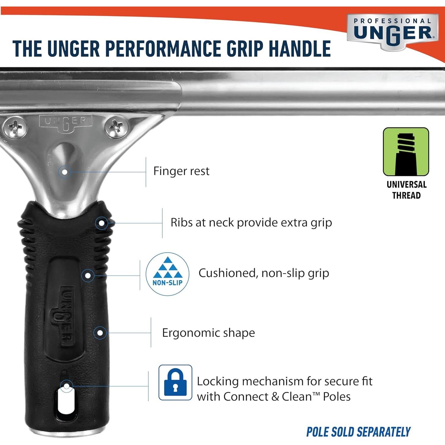 Limpiaparabrisas Unger 40.64 cm con Goma de Repuesto