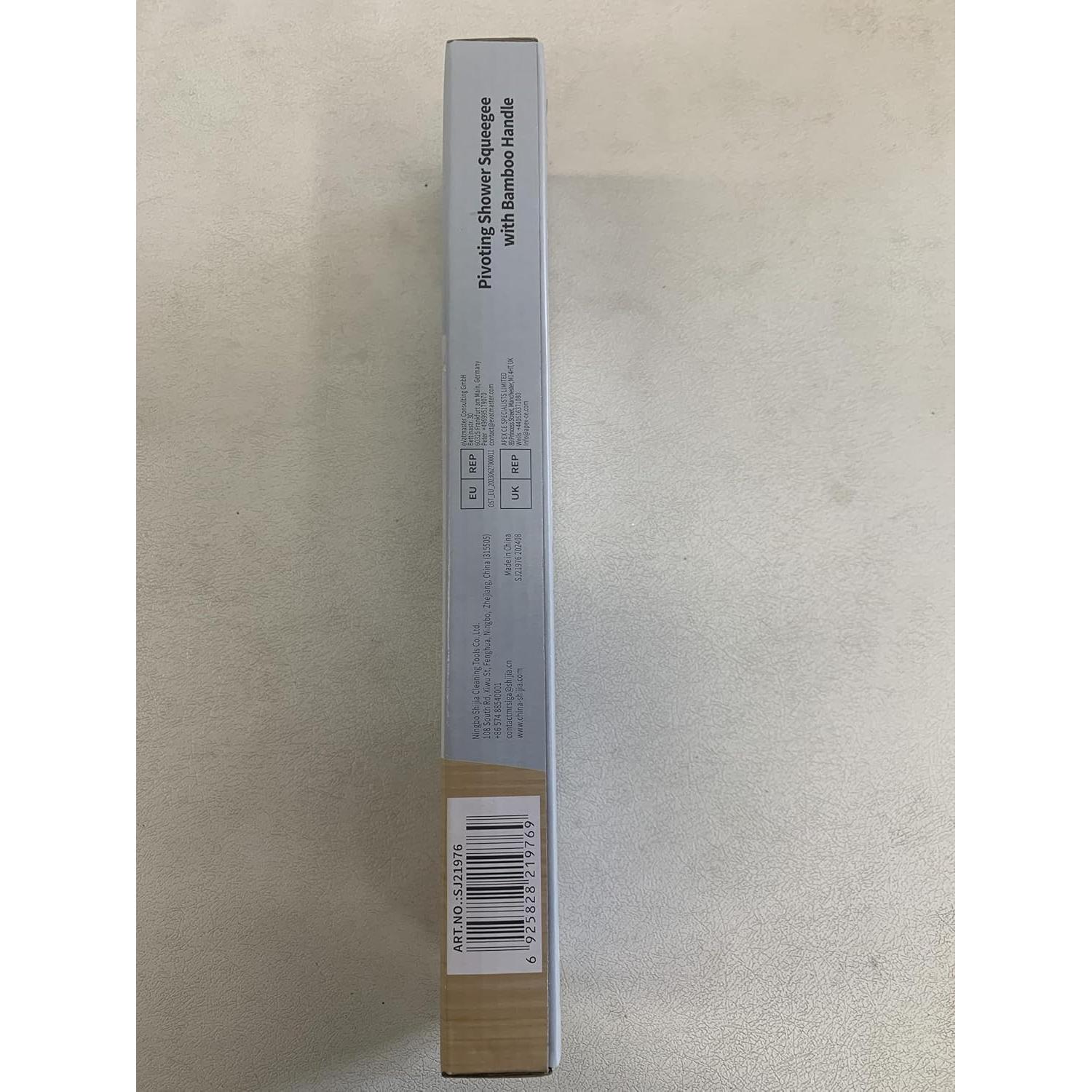 Limpiaparabrisas de Silicona MR.SIGA 25.4 cm con Mango de Bambú