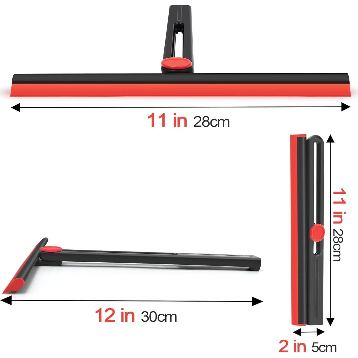 Raspador de Ducha DALIPER 28 cm con 2 Paquetes Rotativos