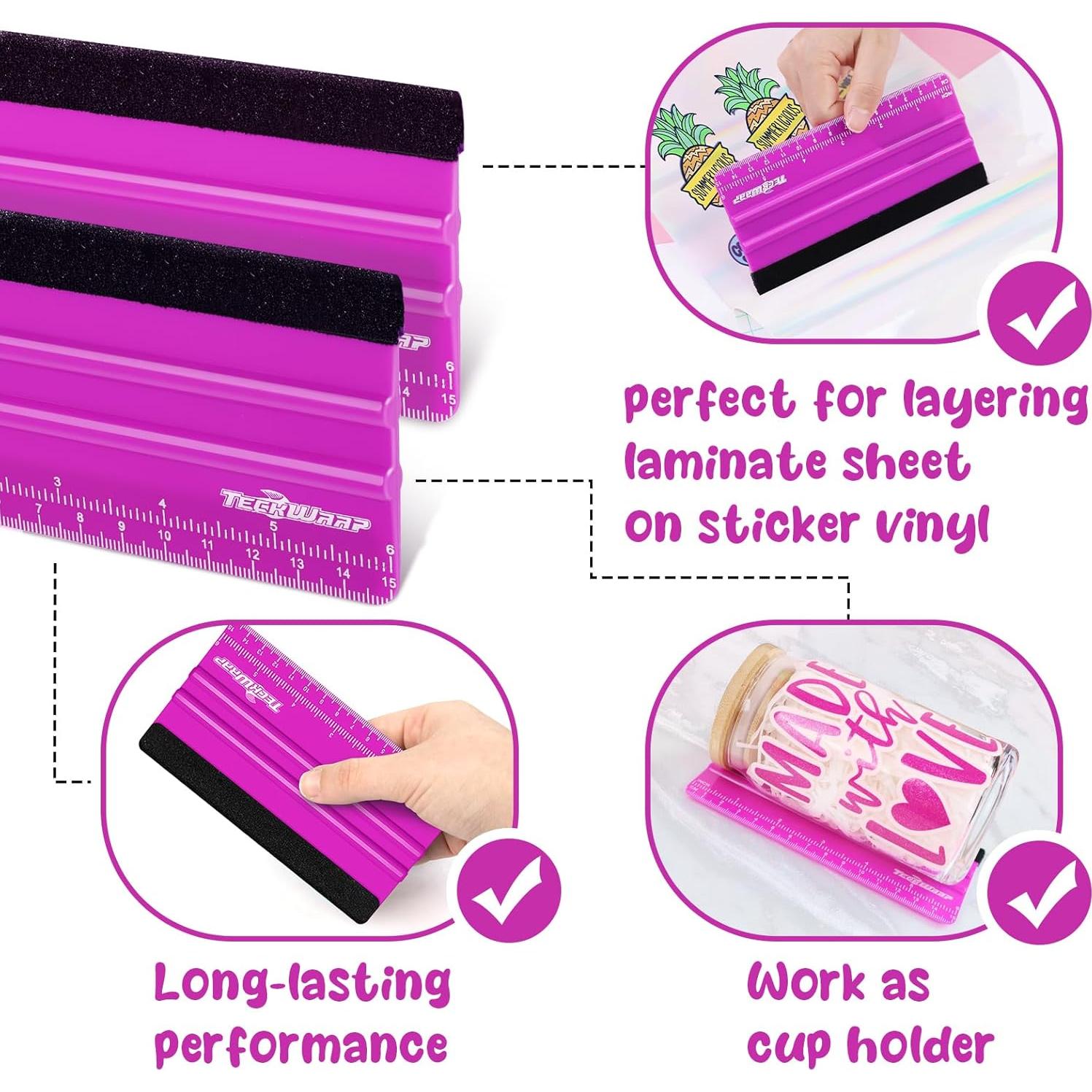 Raspador Profesional TECKWRAP 15.24cm para Vinilo y Calcomanías