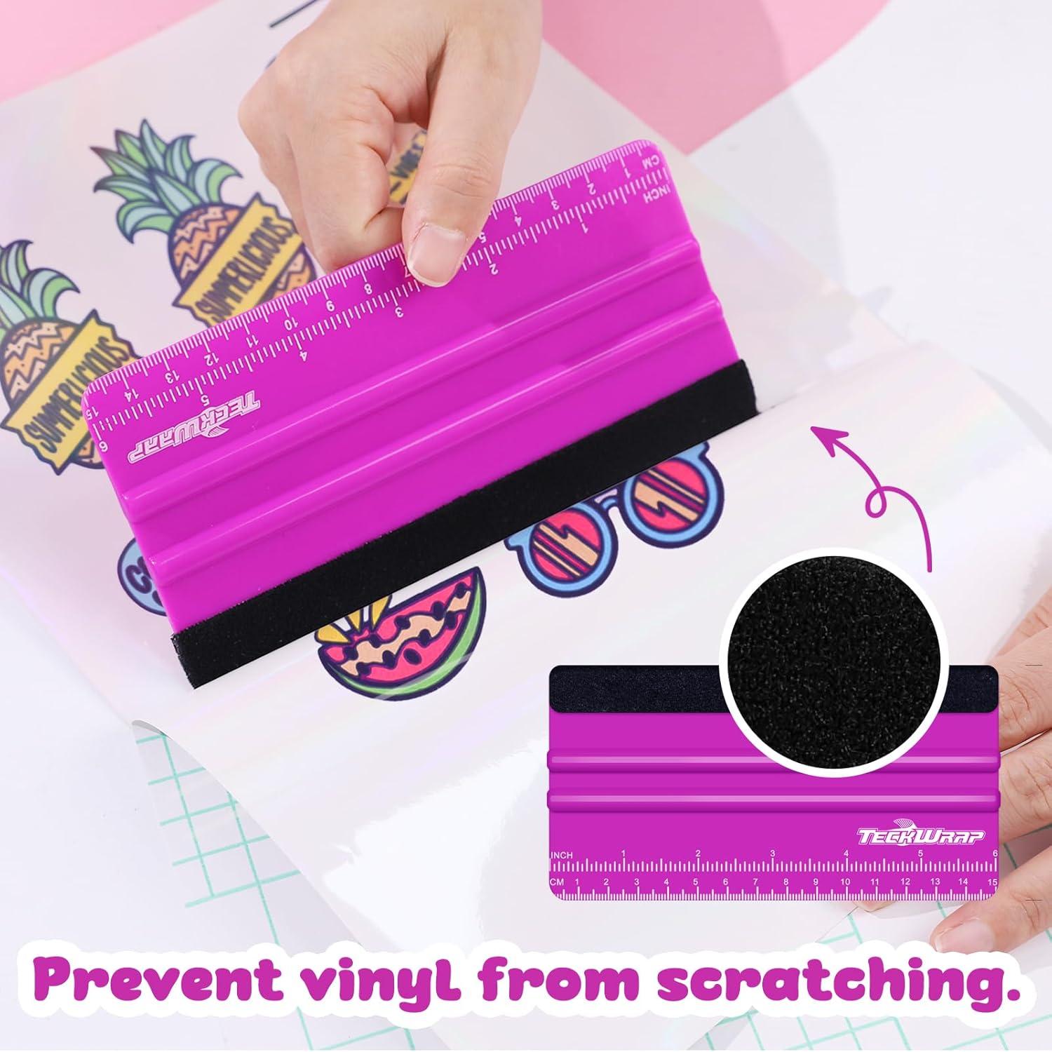 Raspador Profesional TECKWRAP 15.24cm para Vinilo y Calcomanías