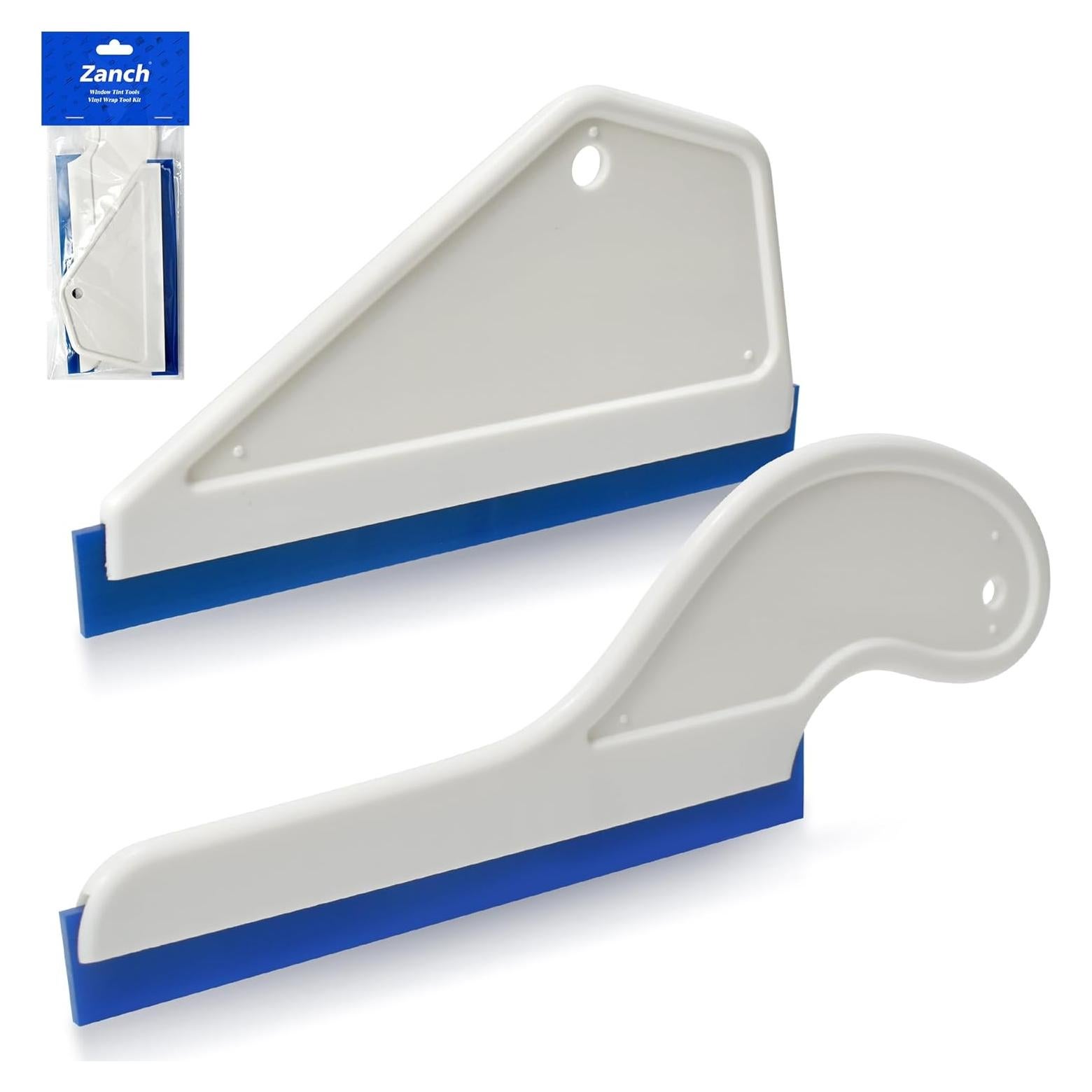 Escobilla de Ventana Zanch, Silicona y Mango Largo, 2 Pcs