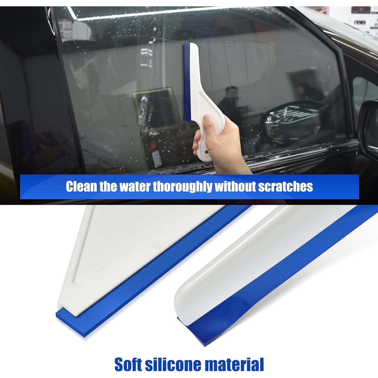 Escobilla de Ventana Zanch, Silicona y Mango Largo, 2 Pcs