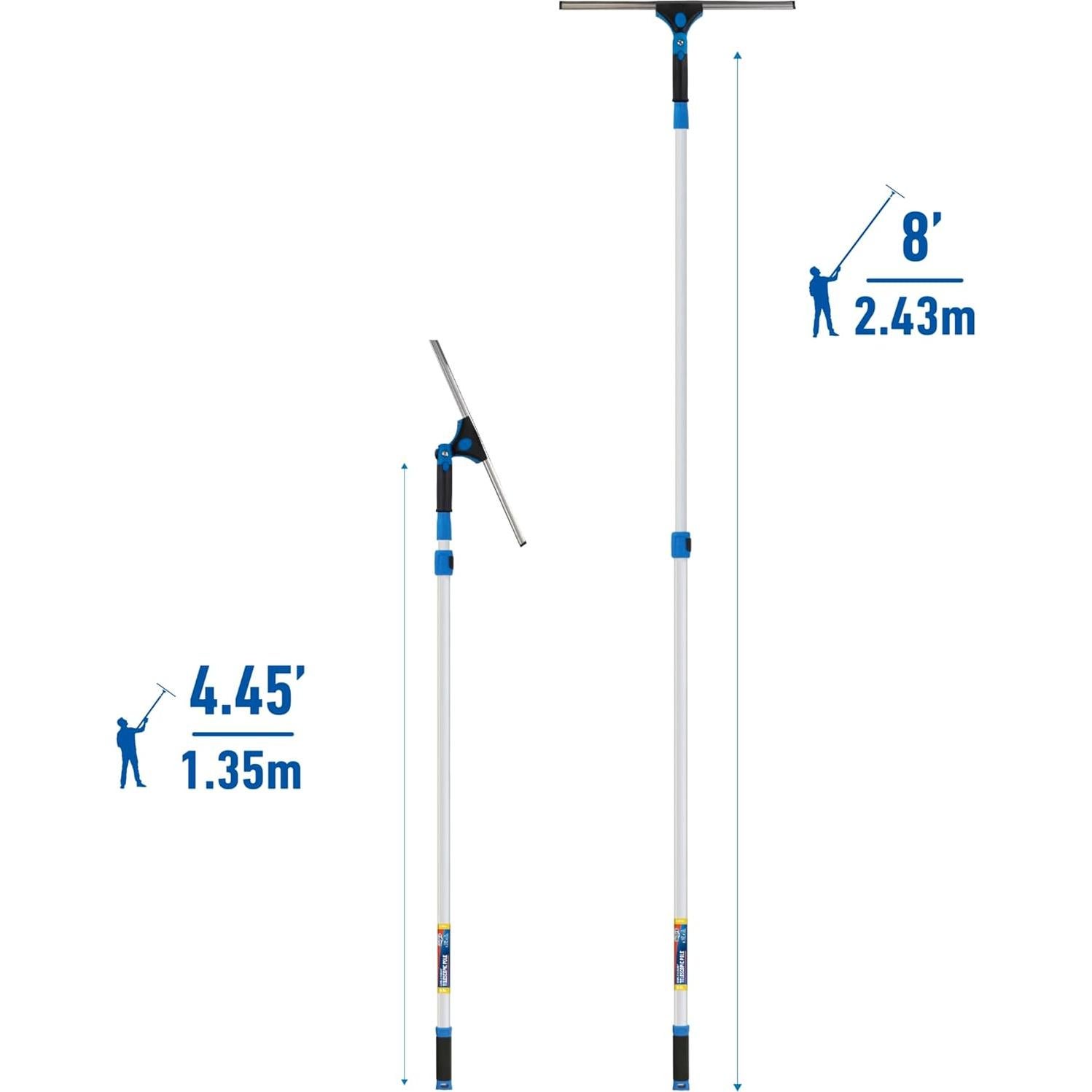Limpiaparabrisas Profesional Unger 18" con Palo 2.44m
