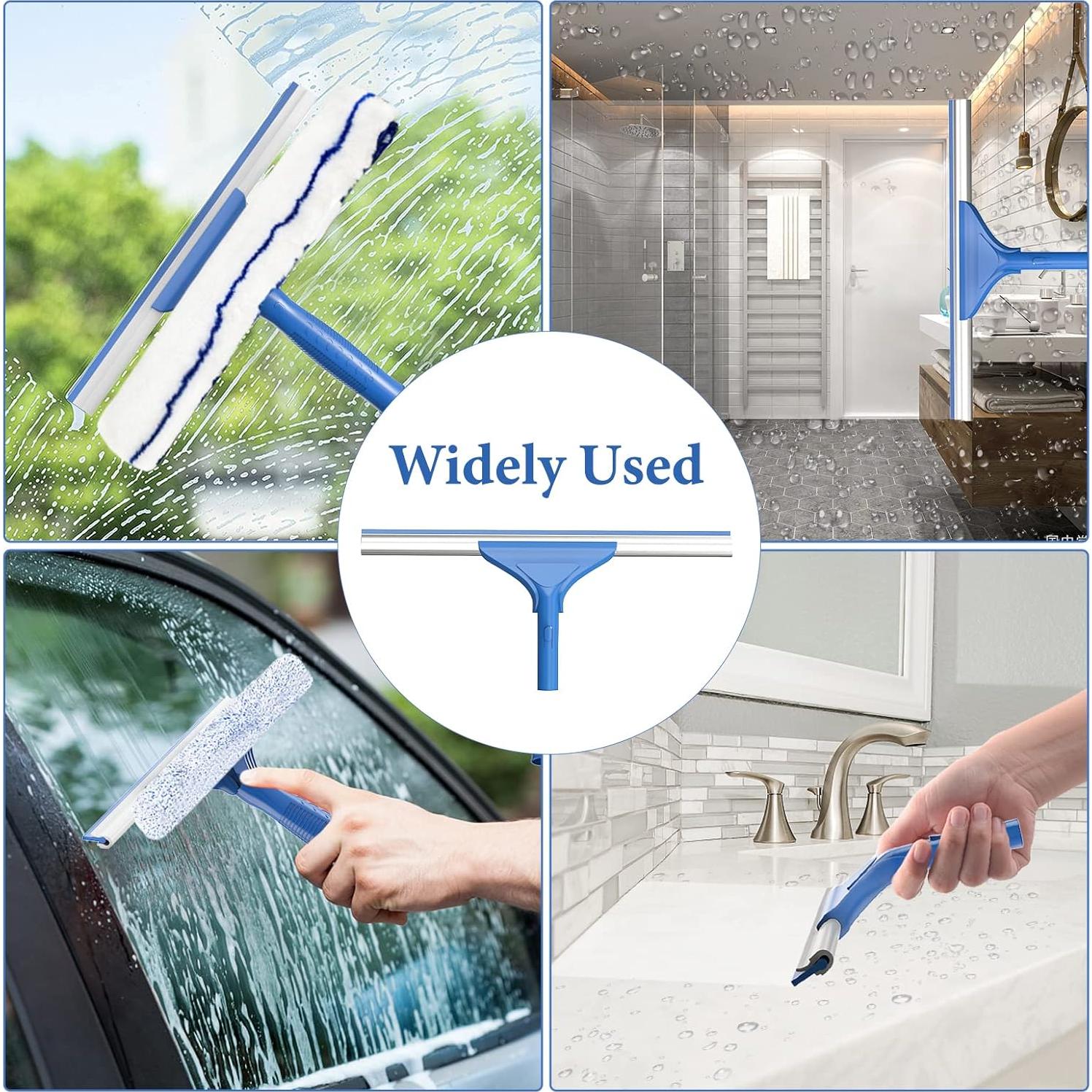 Kit Limpiador de Ventanas 2 en 1 VOUBIEN Mango Largo 165 cm