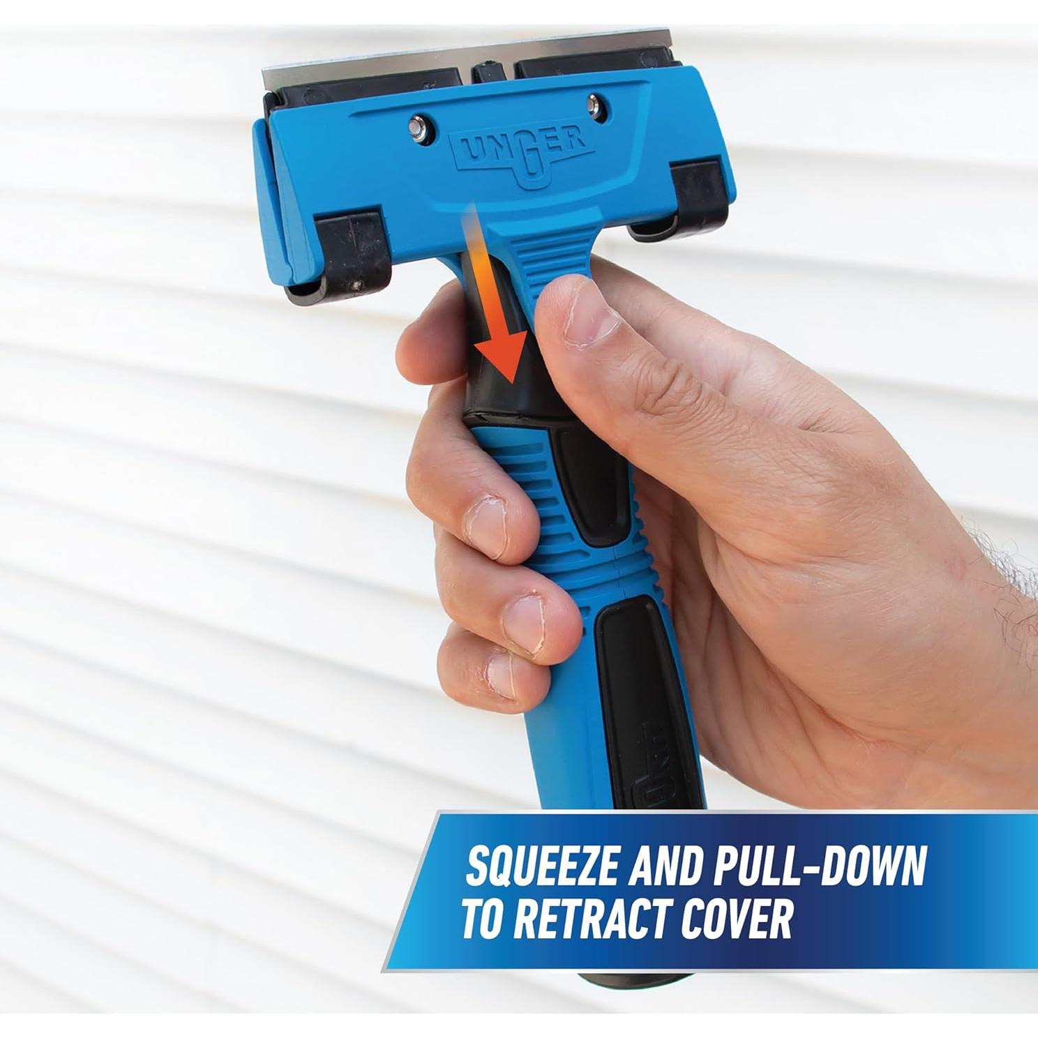 Raspador Multiusos Unger 10.16 cm para Ventanas y Vidrio