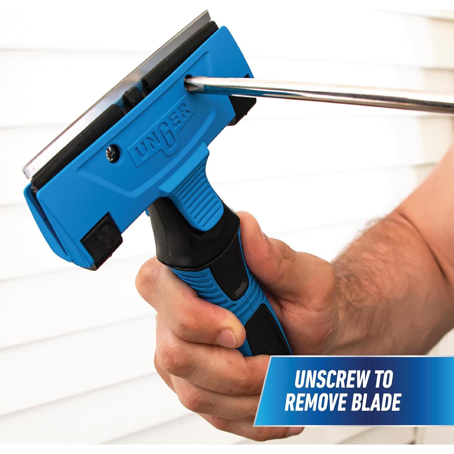 Raspador Multiusos Unger 10.16 cm para Ventanas y Vidrio
