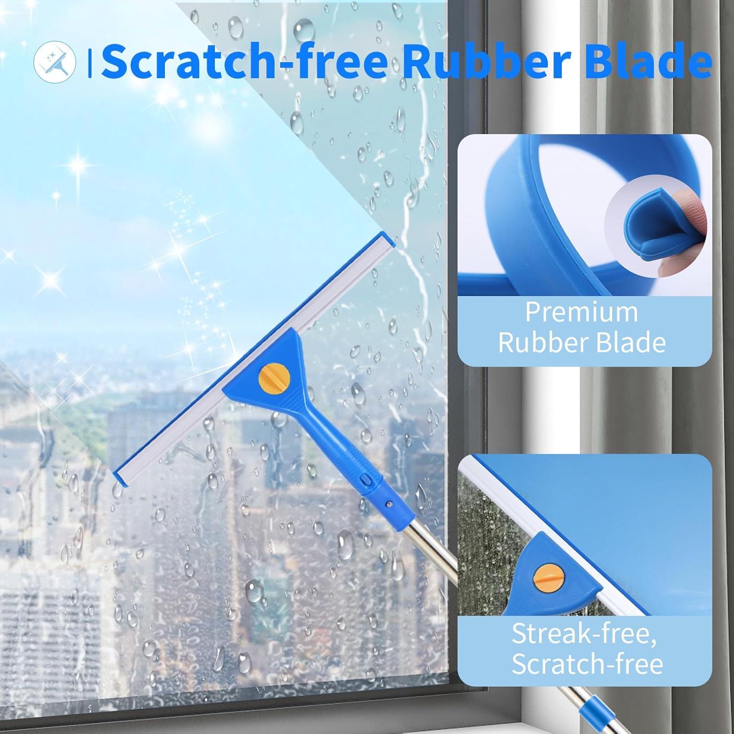 Kit de Limpieza de Ventanas PIMEKOY con Mango Extensible 3m