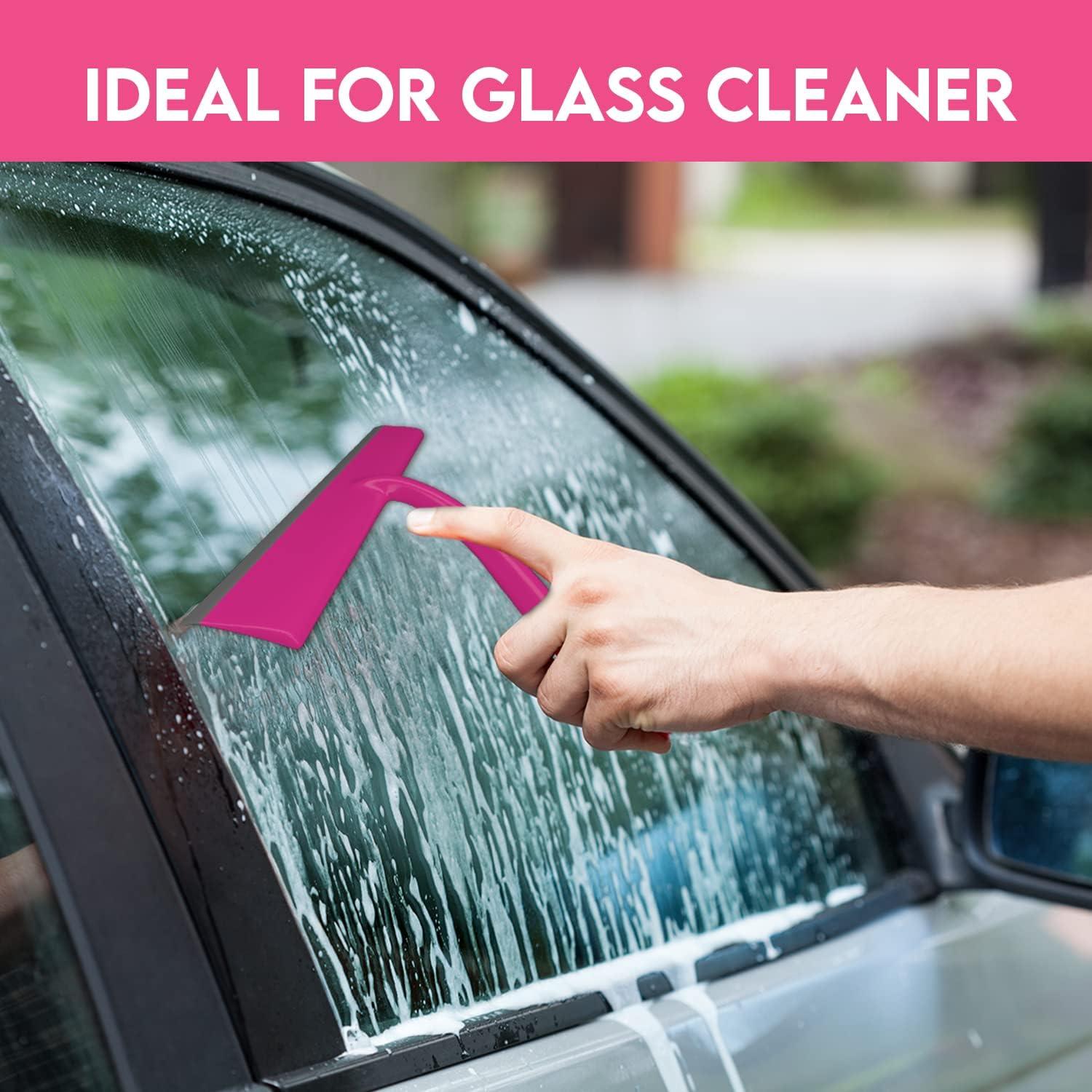 Limpiador de Ducha WBM Home Rosa 25.4 cm TPR Ergonómico