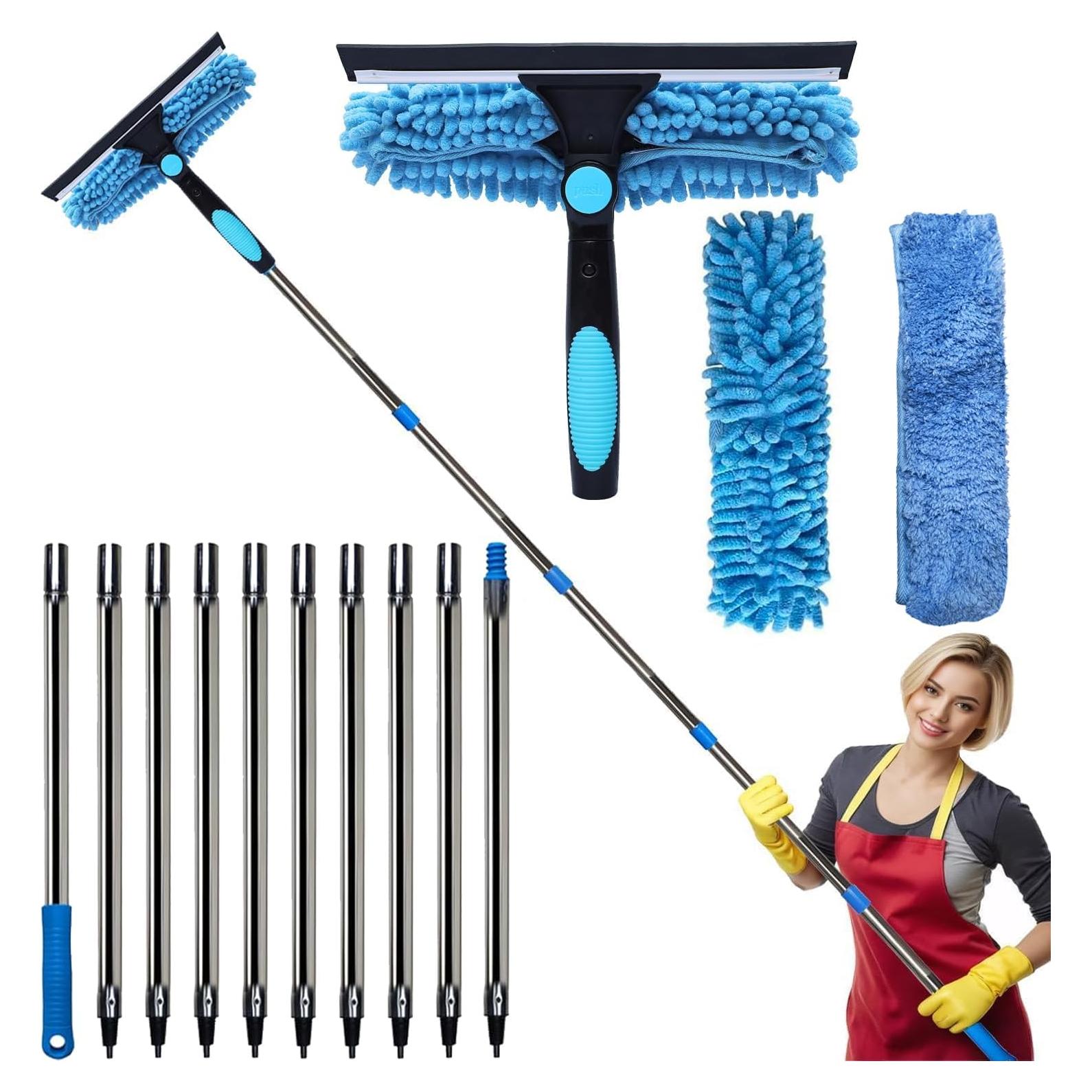 Limpiador de Ventanas 2 en 1 Sinyum Extensible 4,3 m