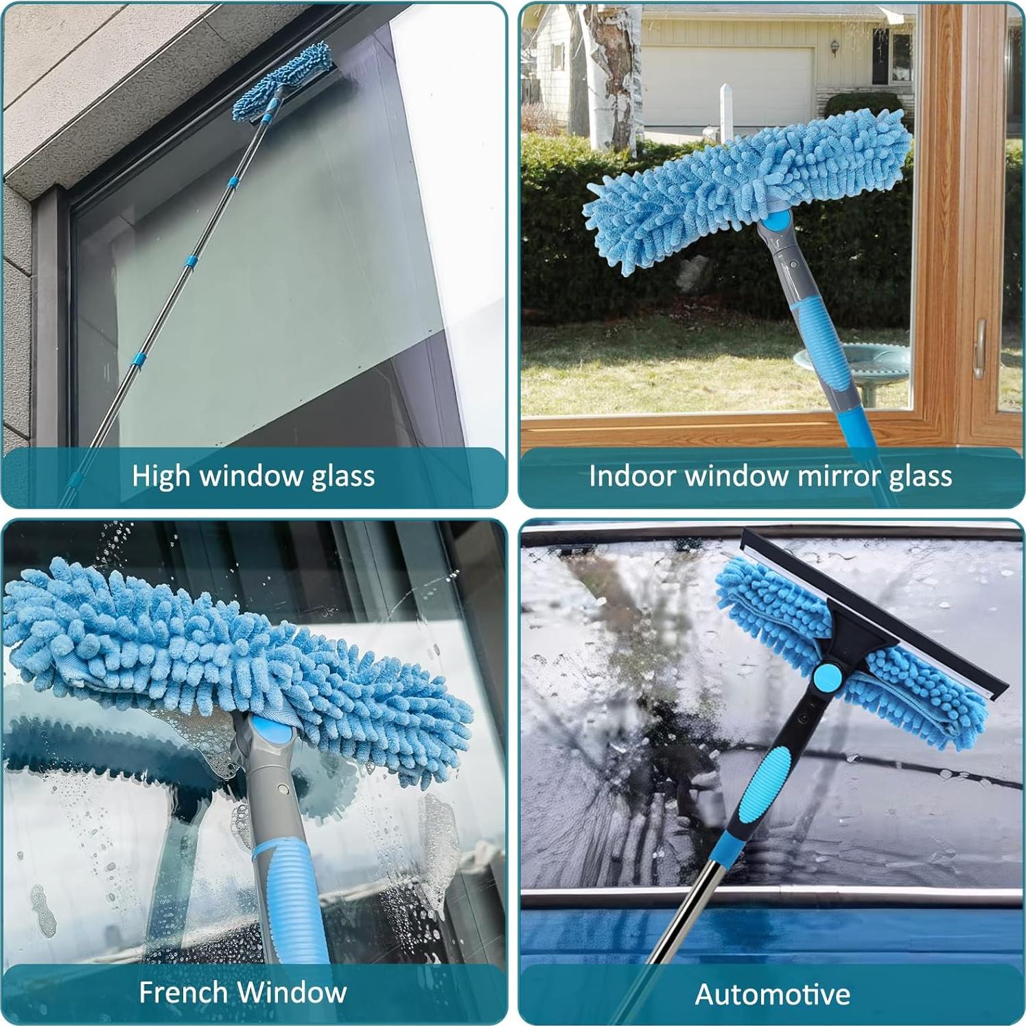 Limpiador de Ventanas 2 en 1 Sinyum Extensible 4,3 m