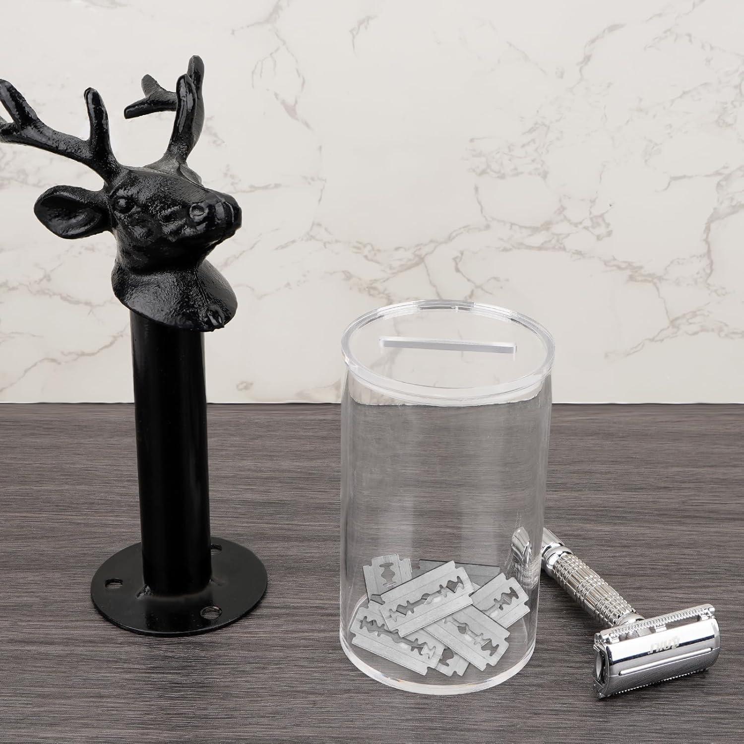 Contenedor de Desecho de Cuchillas DODAMOUR Acrílico 11.5x7x7cm