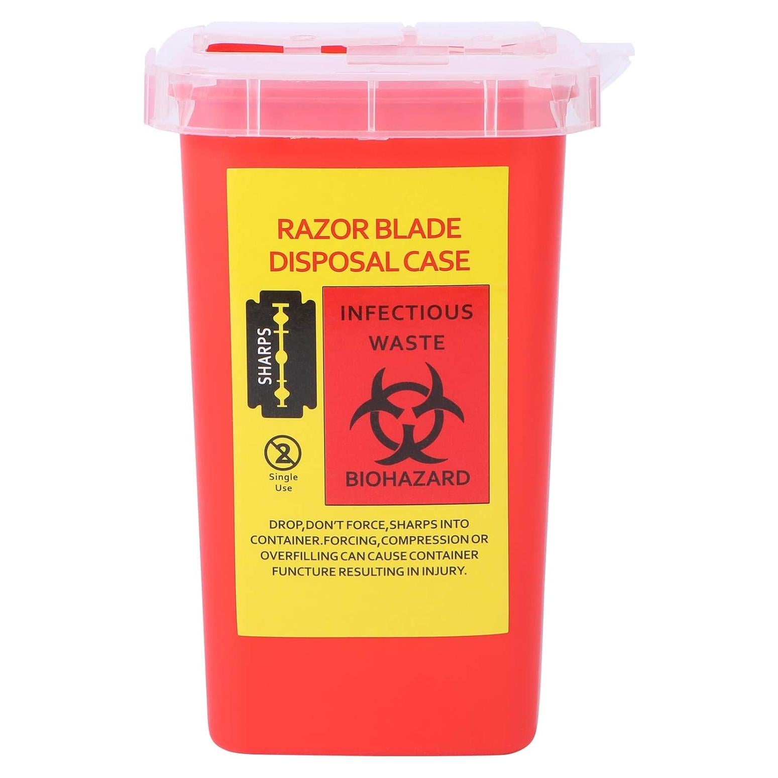 Contenedor de Desechos Cortantes Minkissy Rojo 15.4x9.5cm