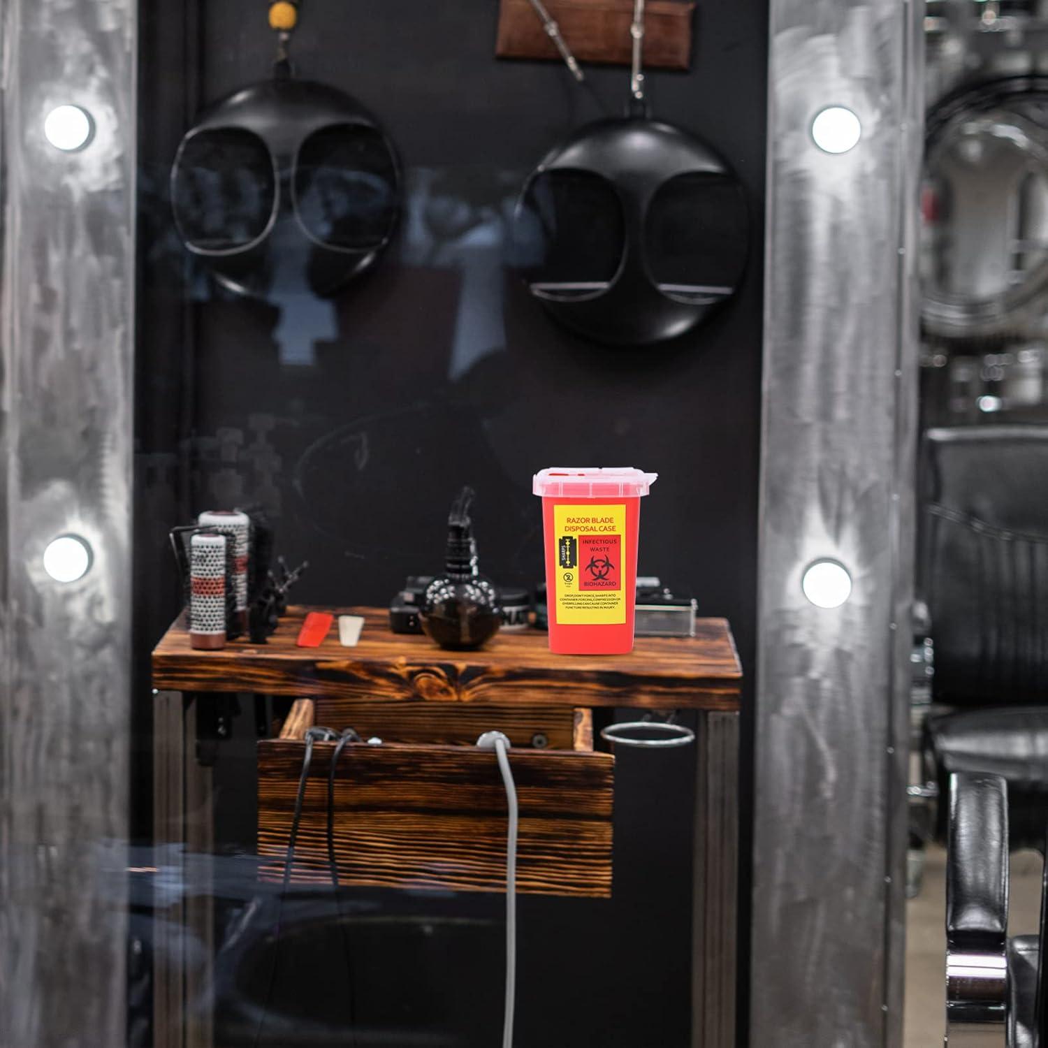 Contenedor de Desechos Cortantes Minkissy Rojo 15.4x9.5cm