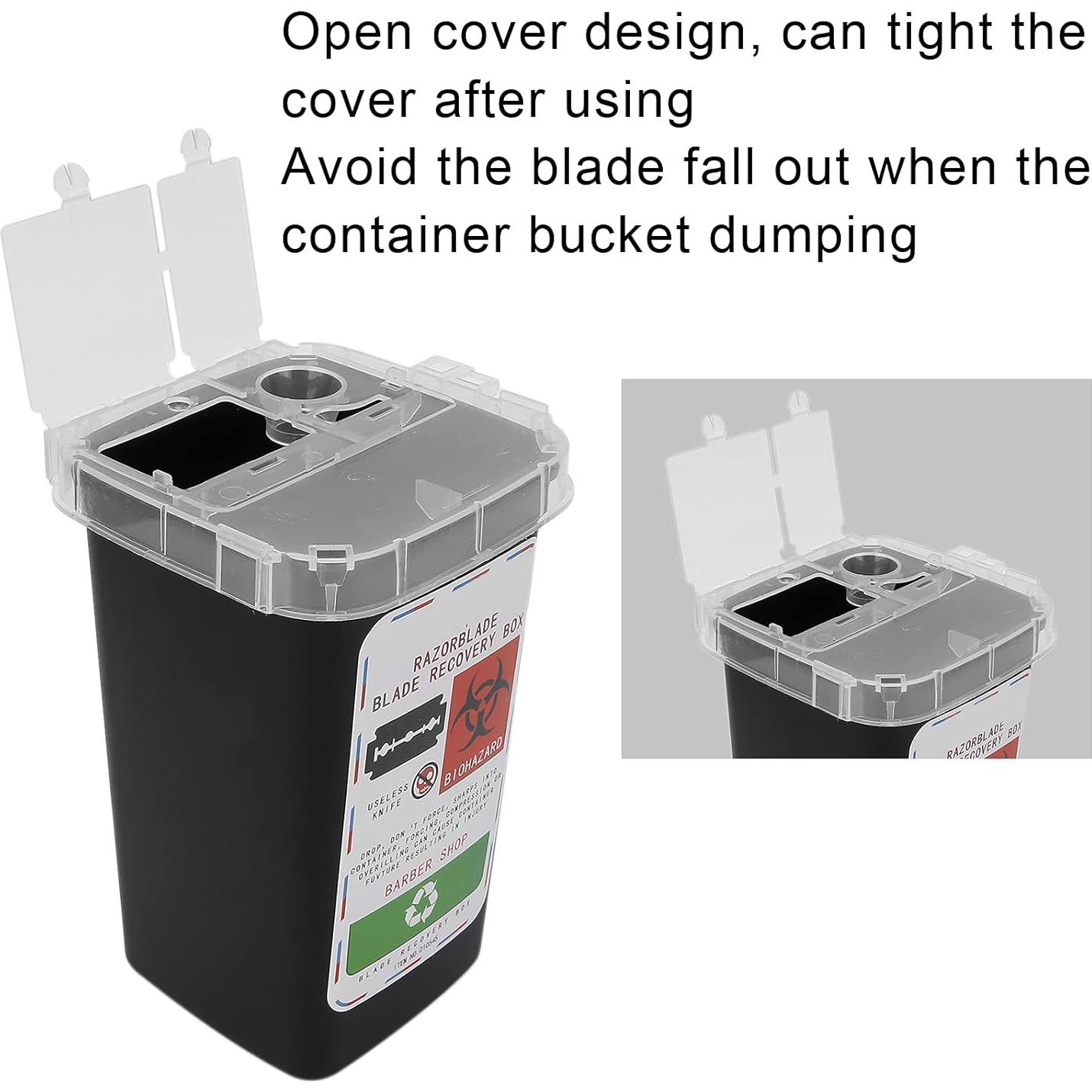 Contenedor de Desechos de Cuchillas Agatige - Plástico Resistente