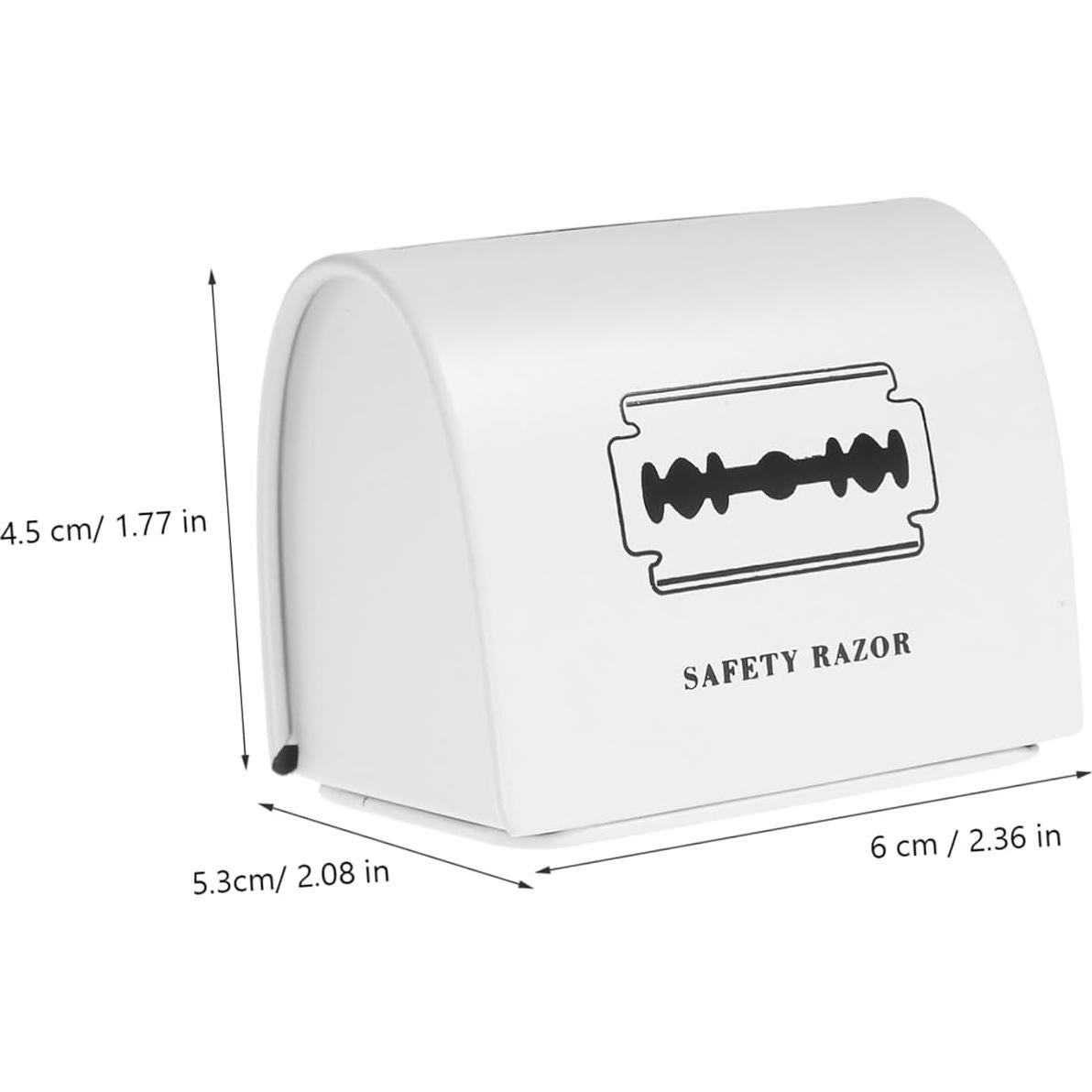 Caja de Desechos de Afeitado Ipetboom - Estuche Metal 6x5cm