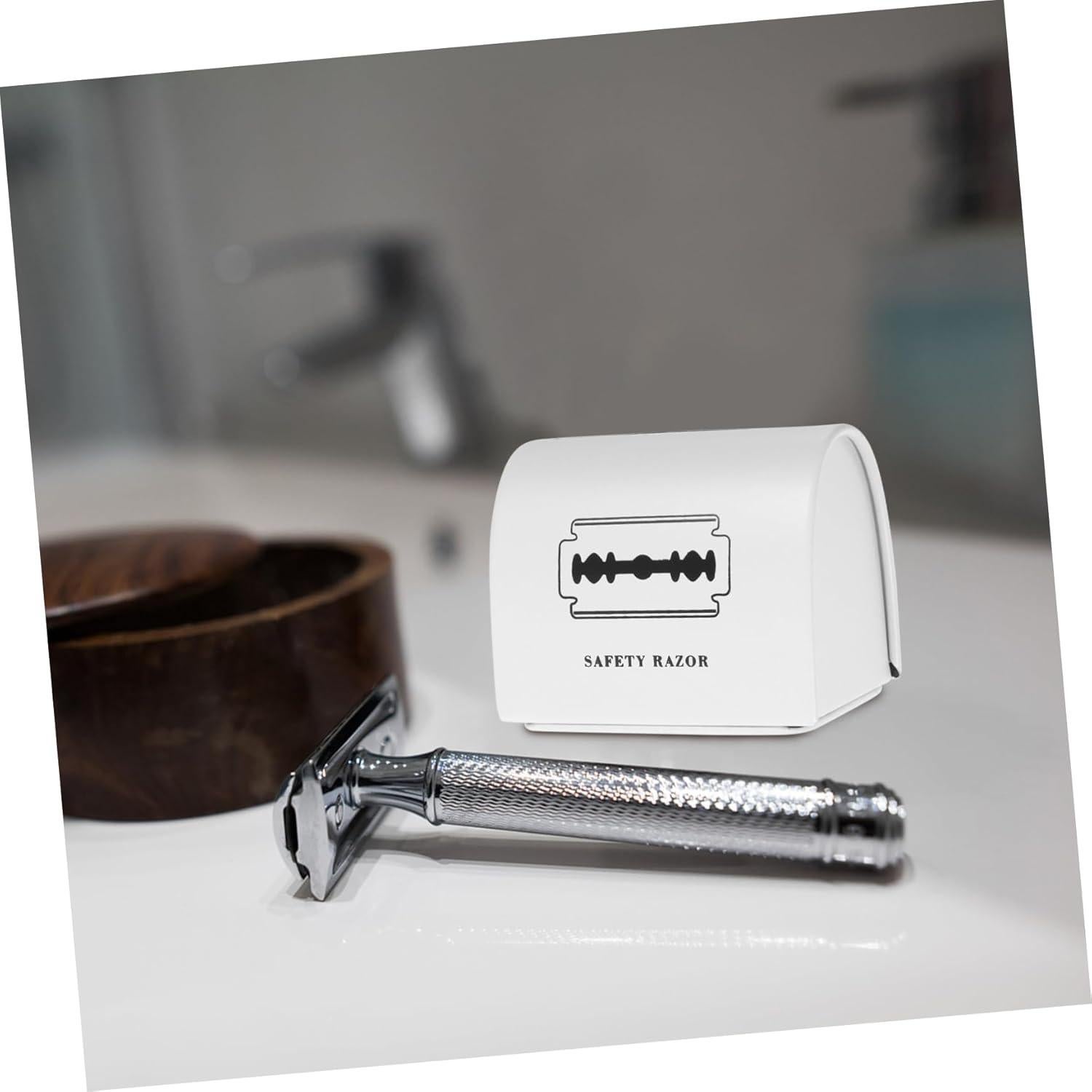 Caja de Desechos de Afeitado Ipetboom - Estuche Metal 6x5cm