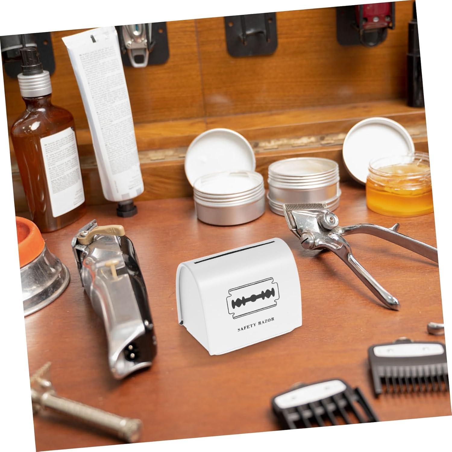 Caja de Desechos de Afeitado Ipetboom - Estuche Metal 6x5cm