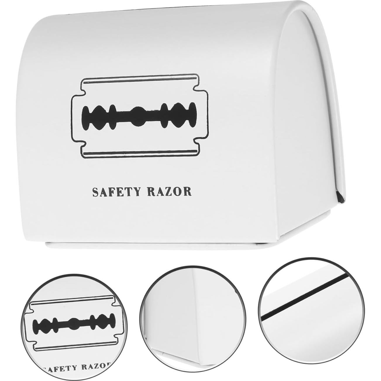 Caja de Desechos de Afeitado Ipetboom - Estuche Metal 6x5cm