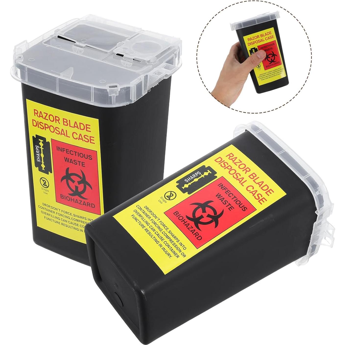 Caja de Almacenamiento de Cuchillas de Afeitar FOMIYES 2pcs