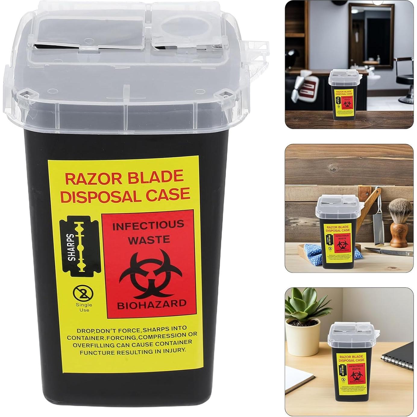 Caja de Almacenamiento de Cuchillas de Afeitar FOMIYES 2pcs