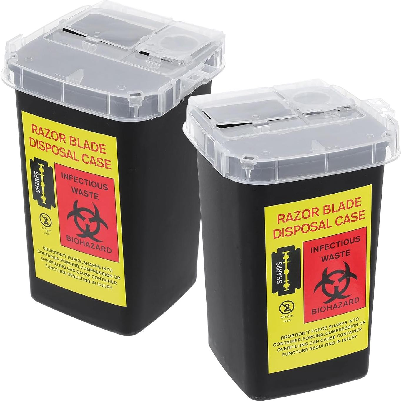 Caja de Almacenamiento de Cuchillas de Afeitar FOMIYES 2pcs