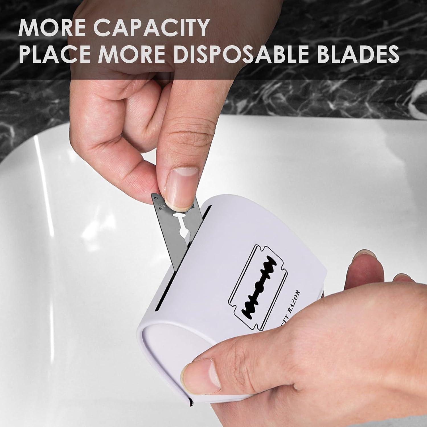 Banco de Cuchillas SHIDOW - Contenedor Desecho Afilados 2 Pzs