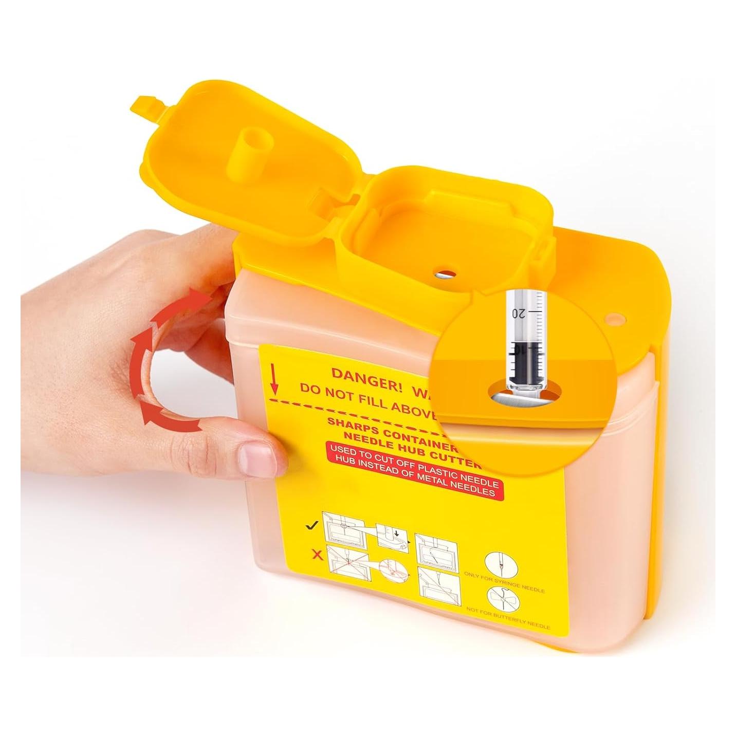 Cortador de Agujas Amonior con Contenedor 500ml Ecológico