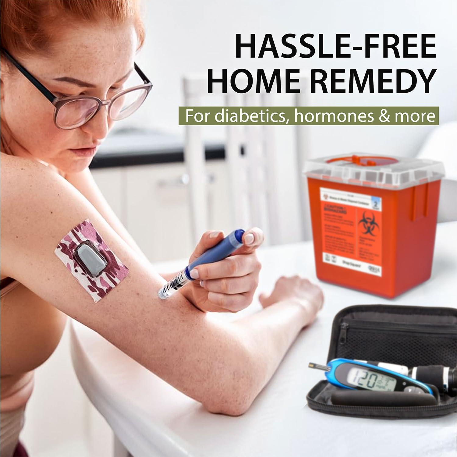 Contenedor de Desecho de Agujas Shop Square 2 Cuartos