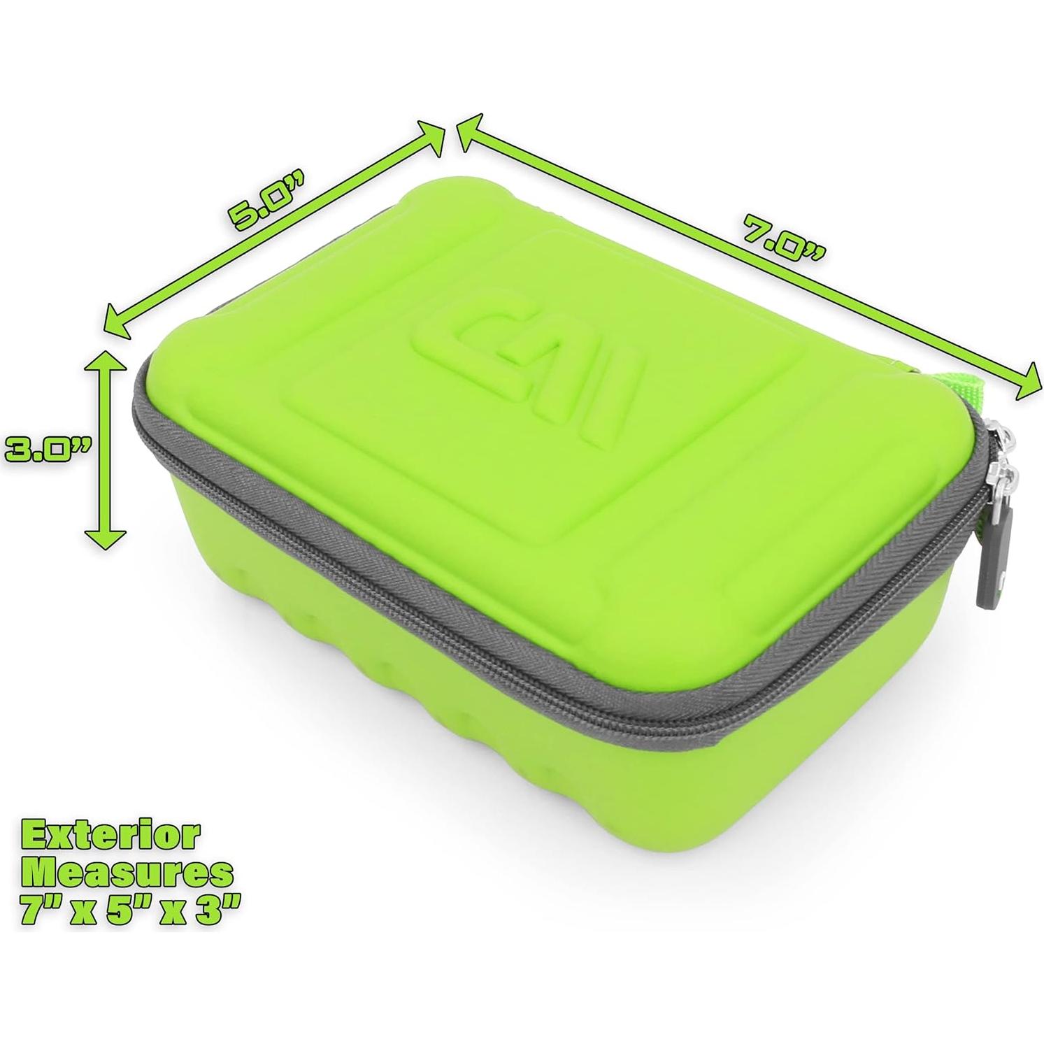 Estuche de Almacenamiento CASEMATIX para 12 Cuchillas Verde