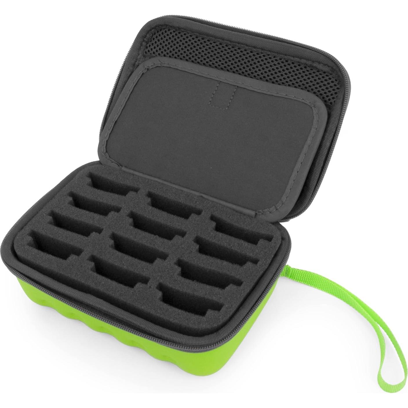 Estuche de Almacenamiento CASEMATIX para 12 Cuchillas Verde