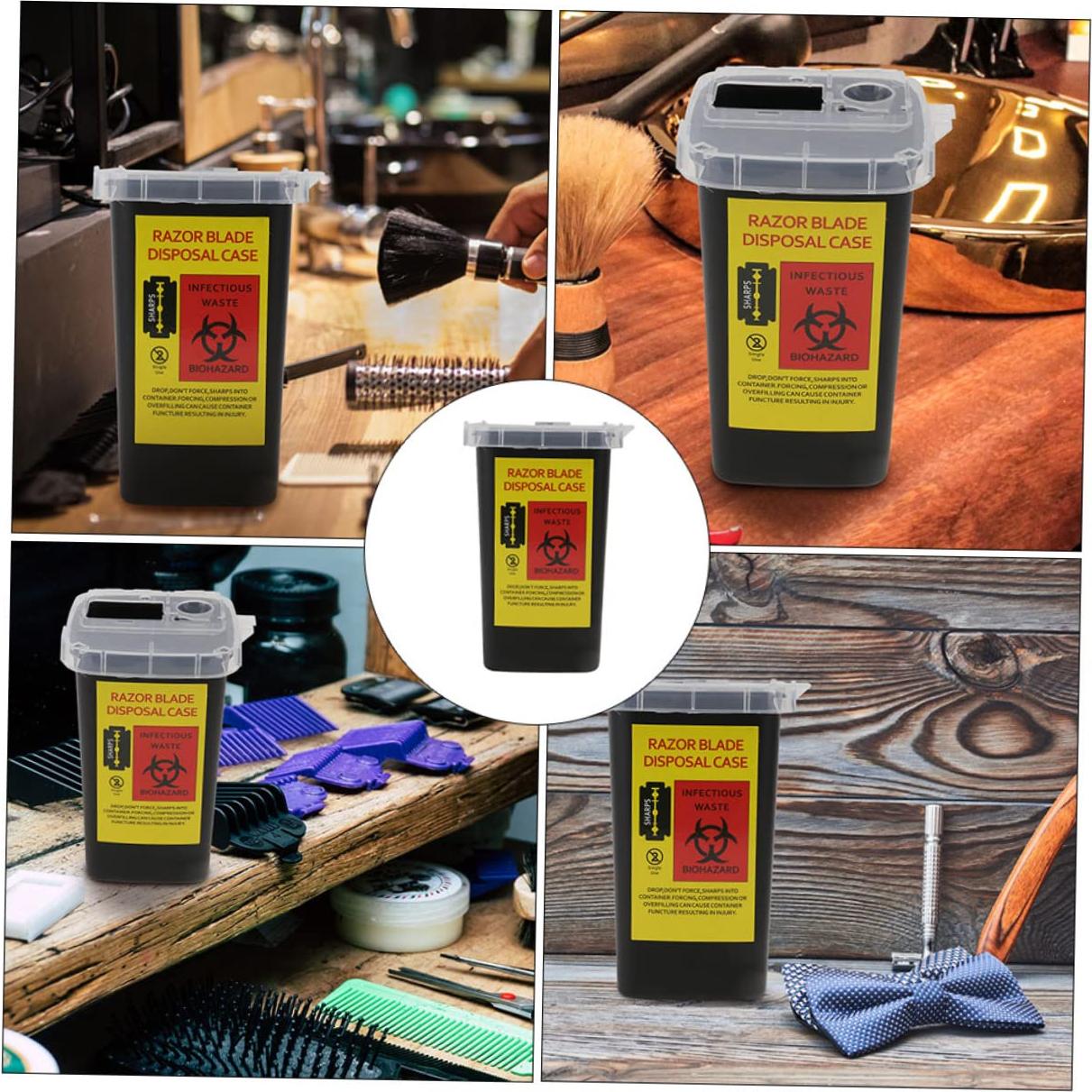 Caja de Almacenamiento de Cuchillas Desechadas Gogogmee 2pcs