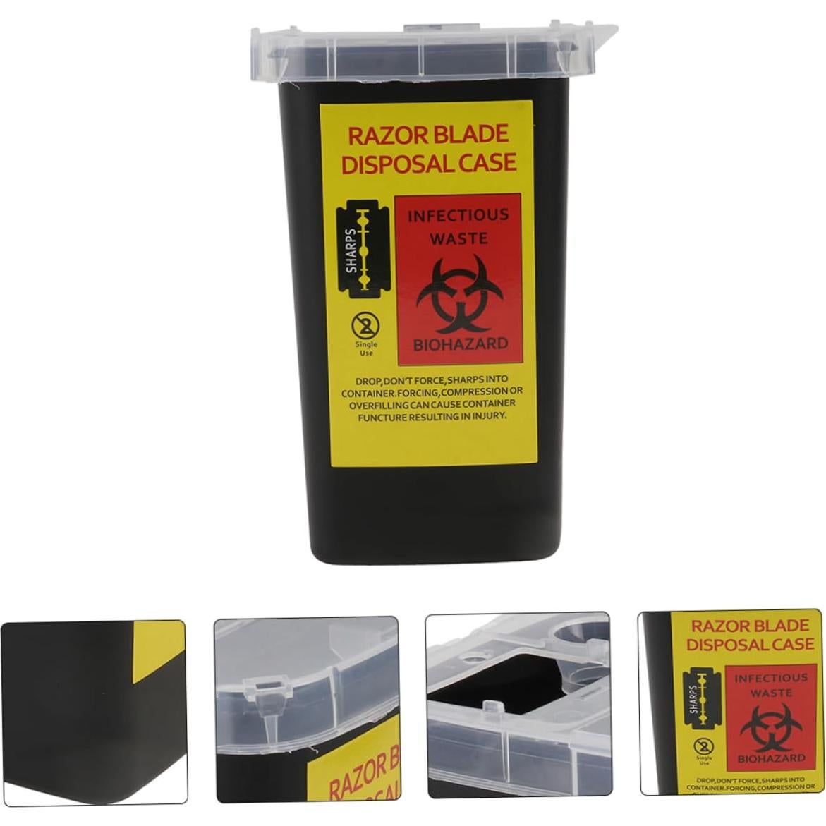 Caja de Almacenamiento de Cuchillas Desechadas Gogogmee 2pcs