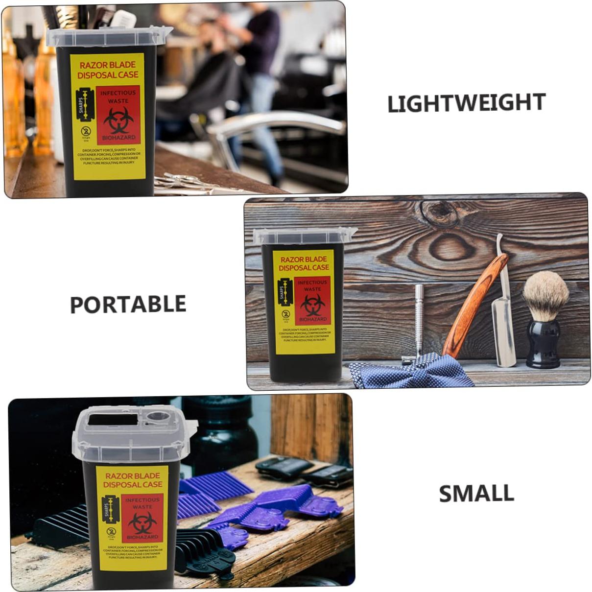 Caja de Almacenamiento de Cuchillas Desechadas Gogogmee 2pcs