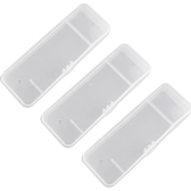 Paquete de 3 Estuches de Afeitar Manuales TorSor 15x5.3cm