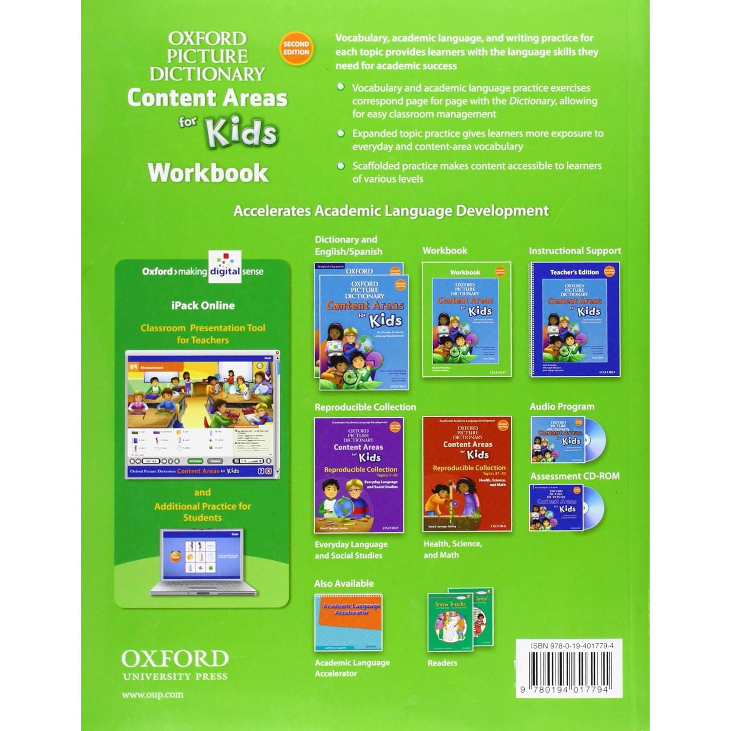 Oxford Picture Dictionary Content Area for Kids Workbook