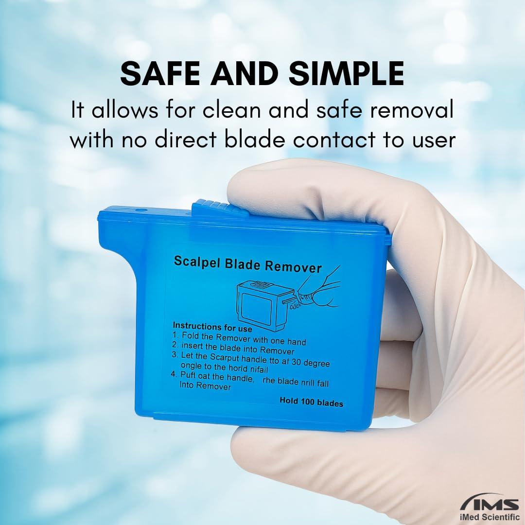 Caja de Plástico IMEDS para Remover Cuchillas de Bisturí